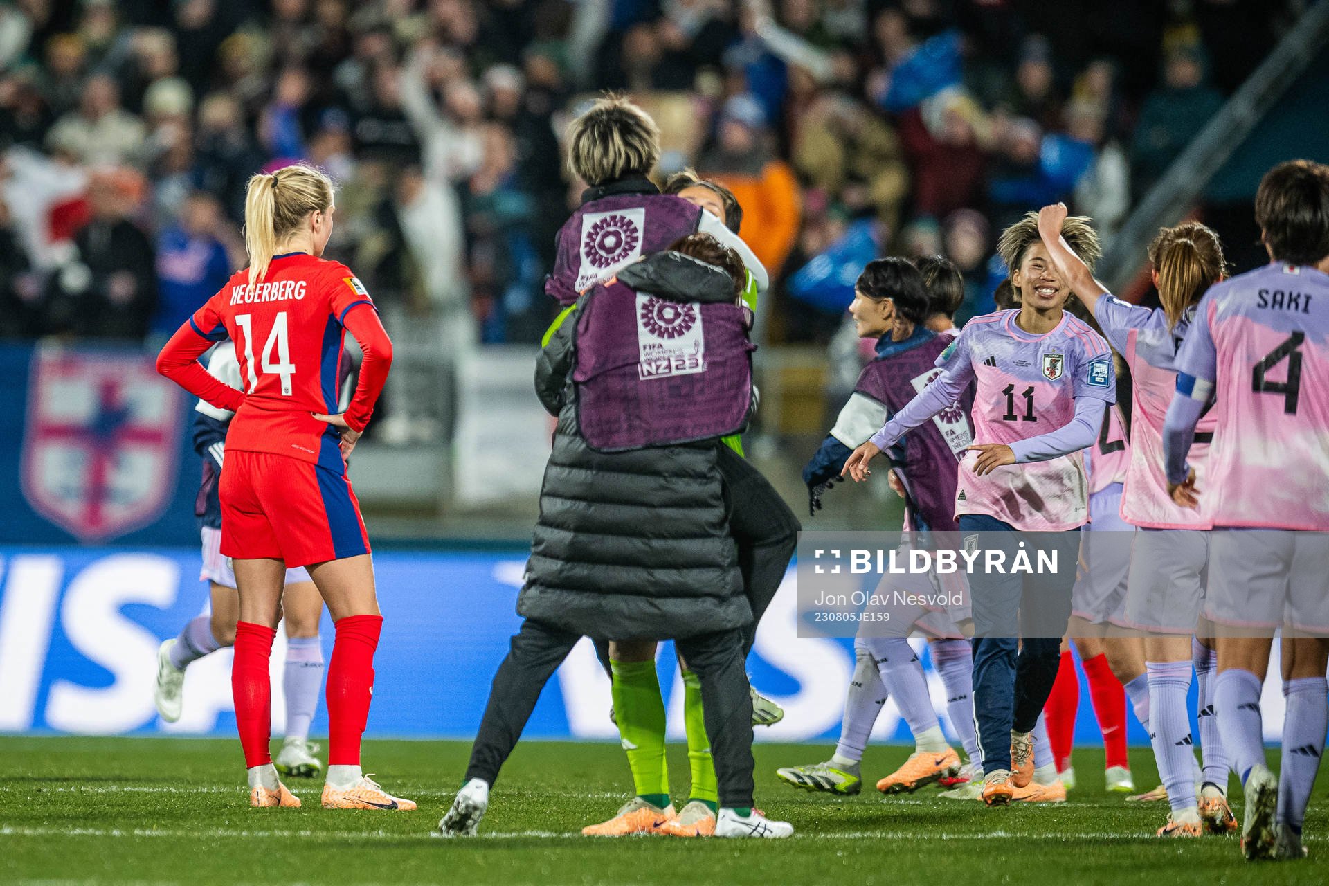 Ada Hegerberg of Norway looks dejected