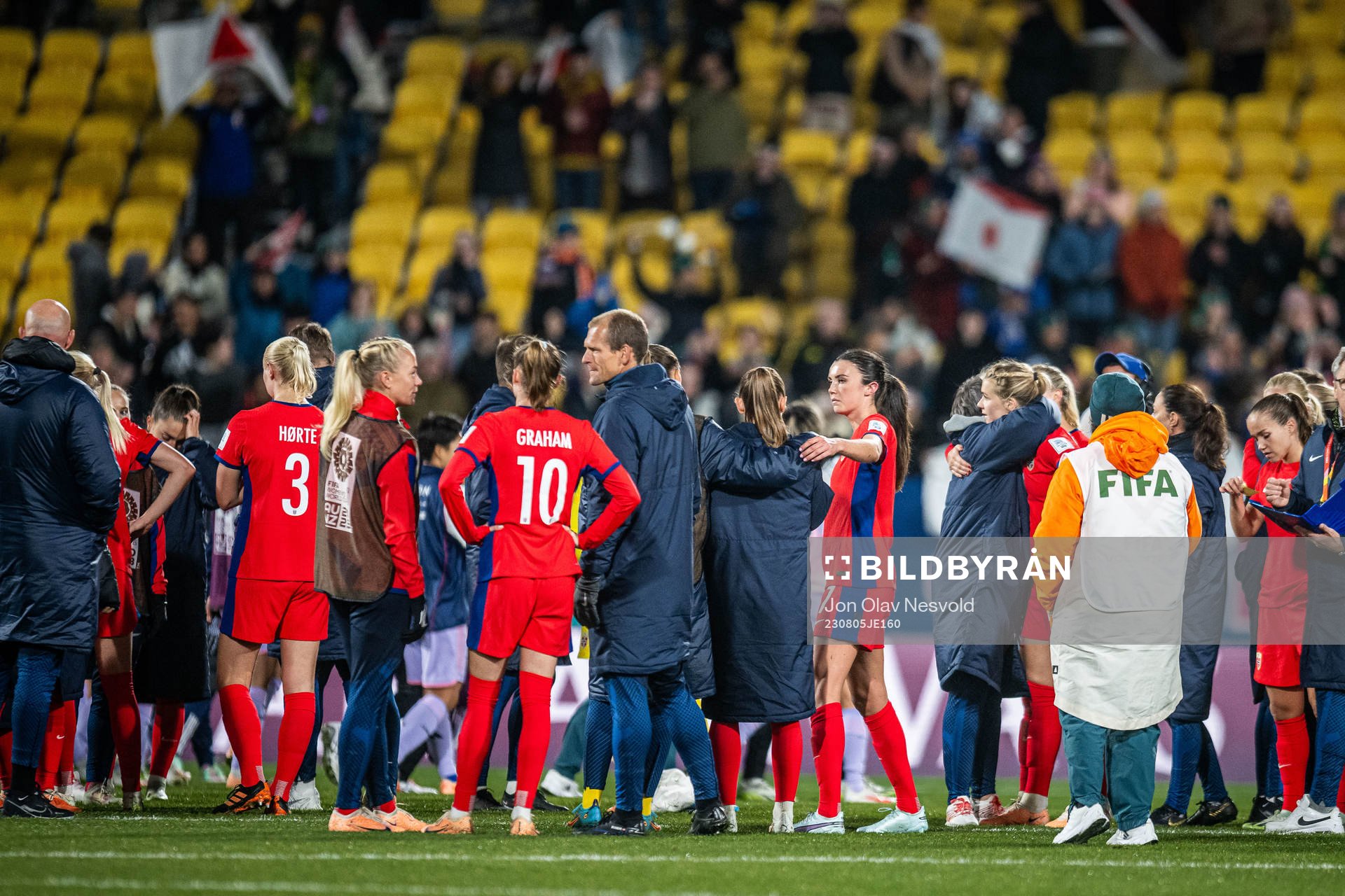Ingrid Syrstad Engen and Caroline Graham Hansen of Norway