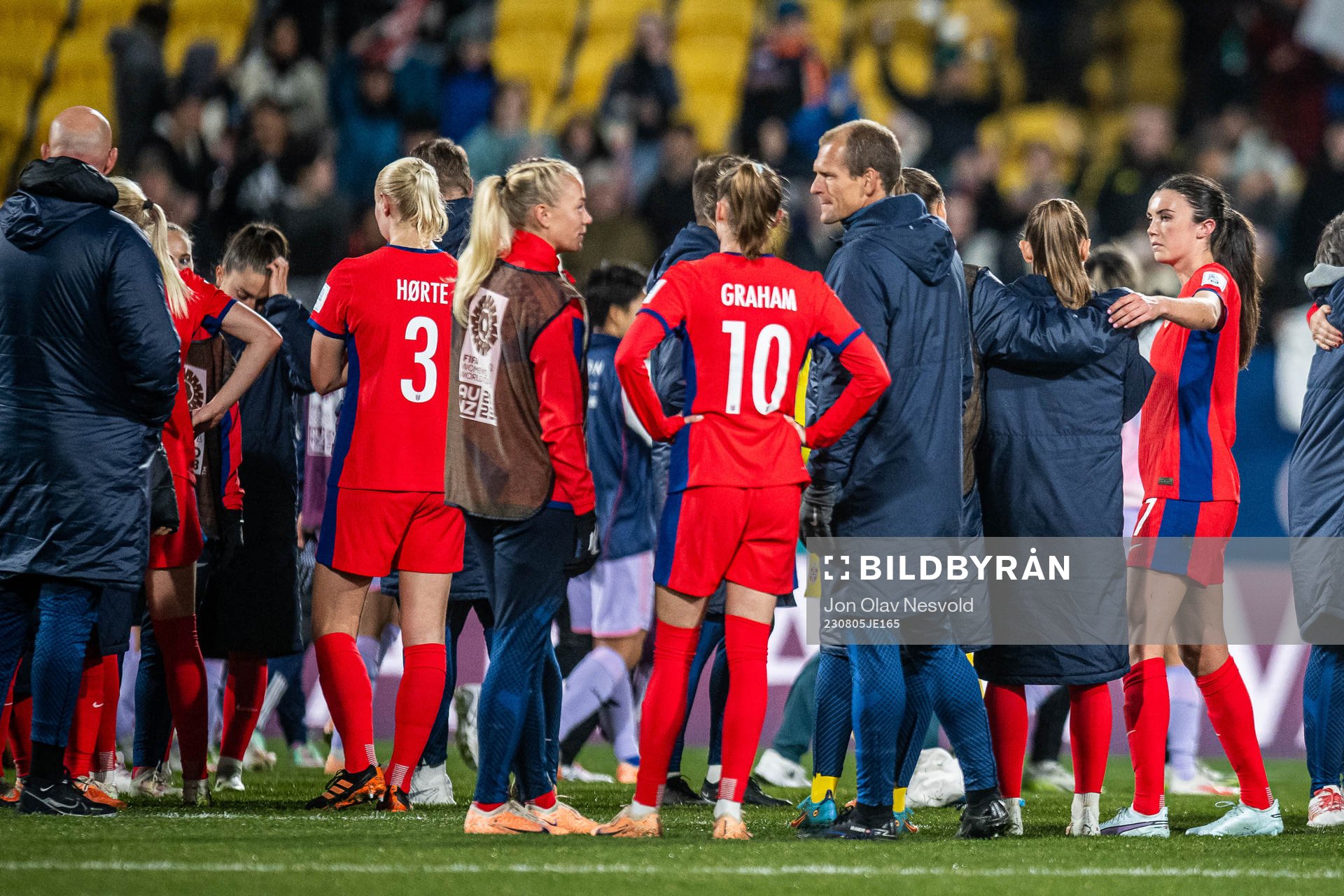 Ingrid Syrstad Engen and Caroline Graham Hansen of Norway