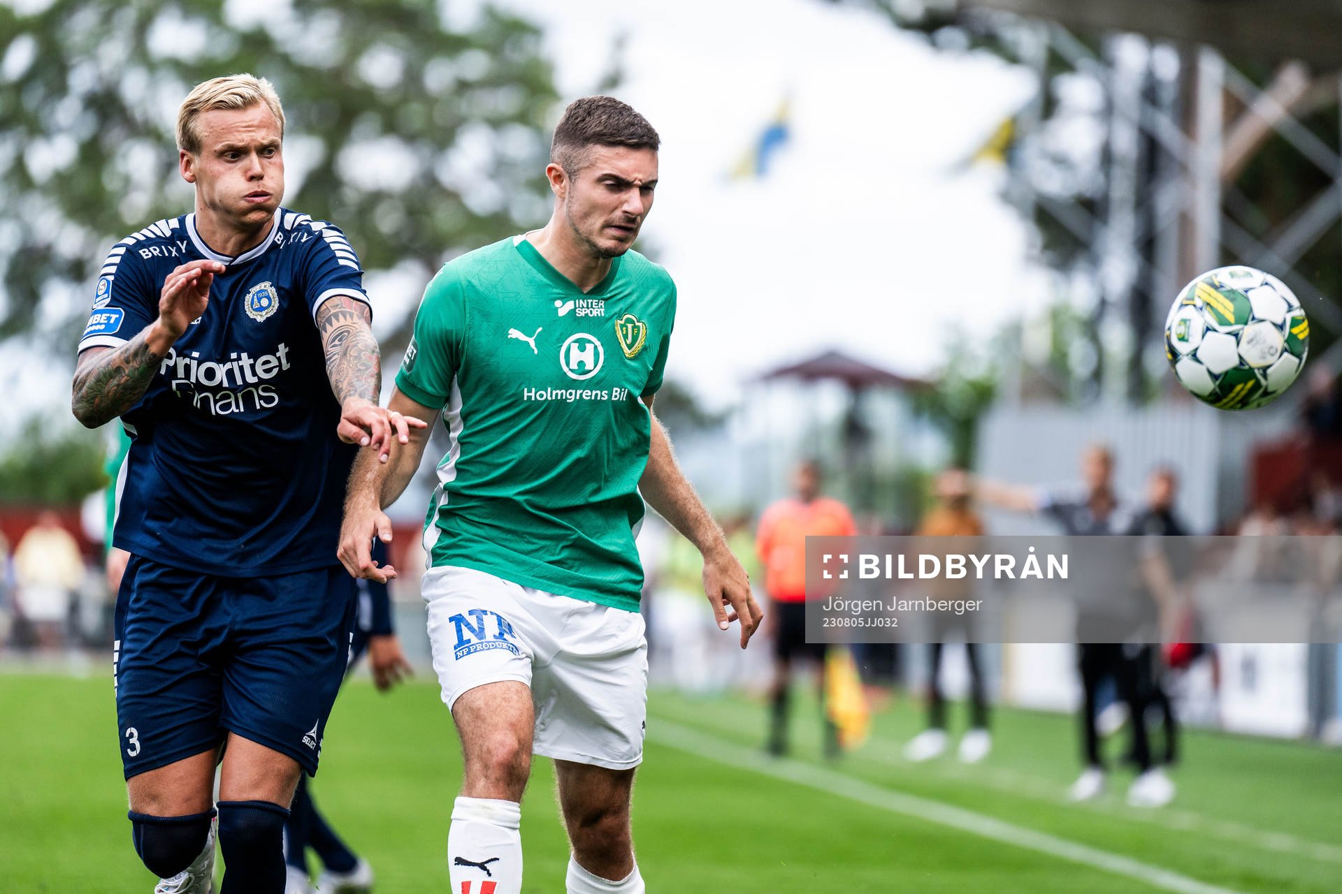 Utsiktens Jesper Brandt och Jönköpings Södras Marko