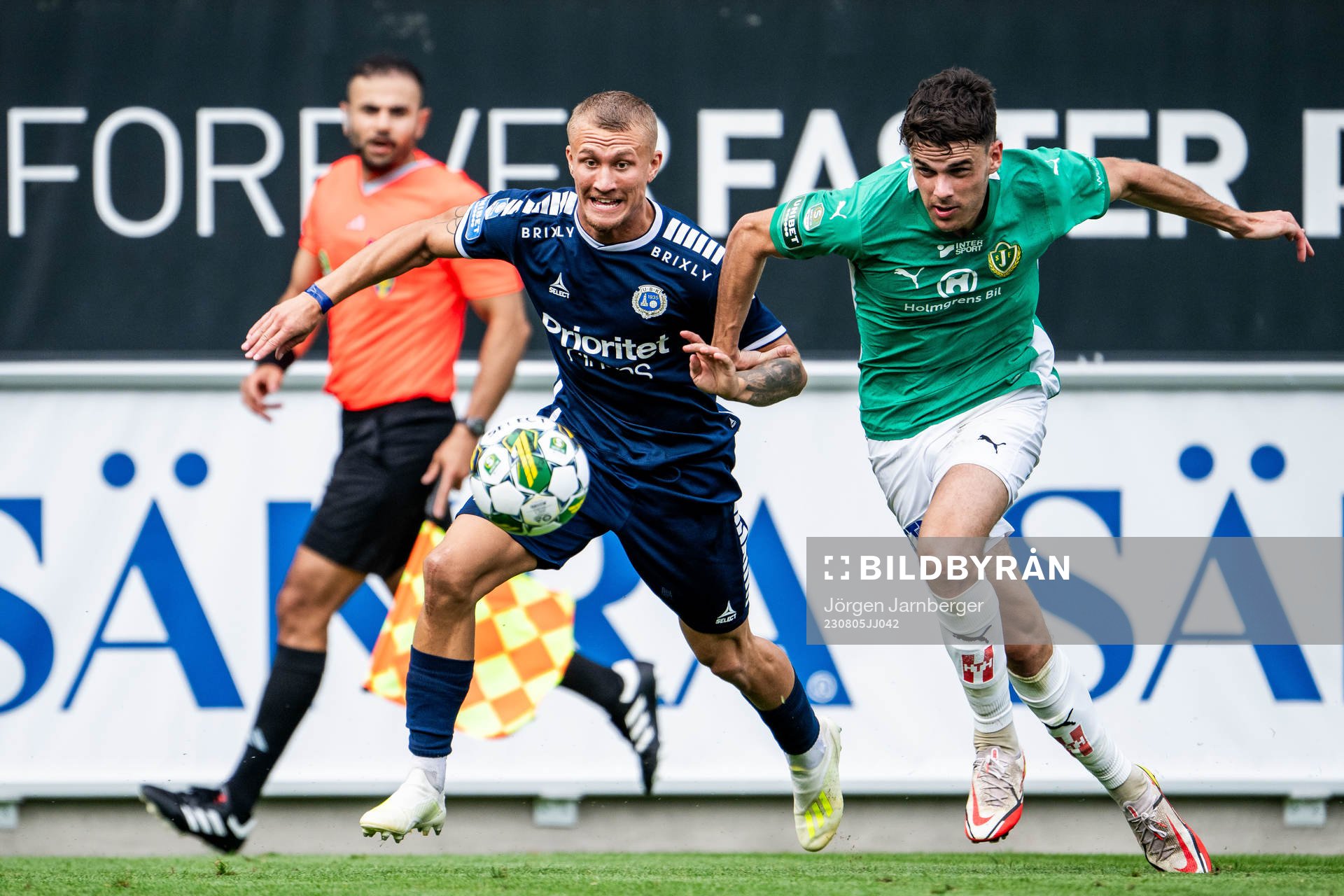 Utsiktens Karl Landsten och Jönköpings Södras Samuel