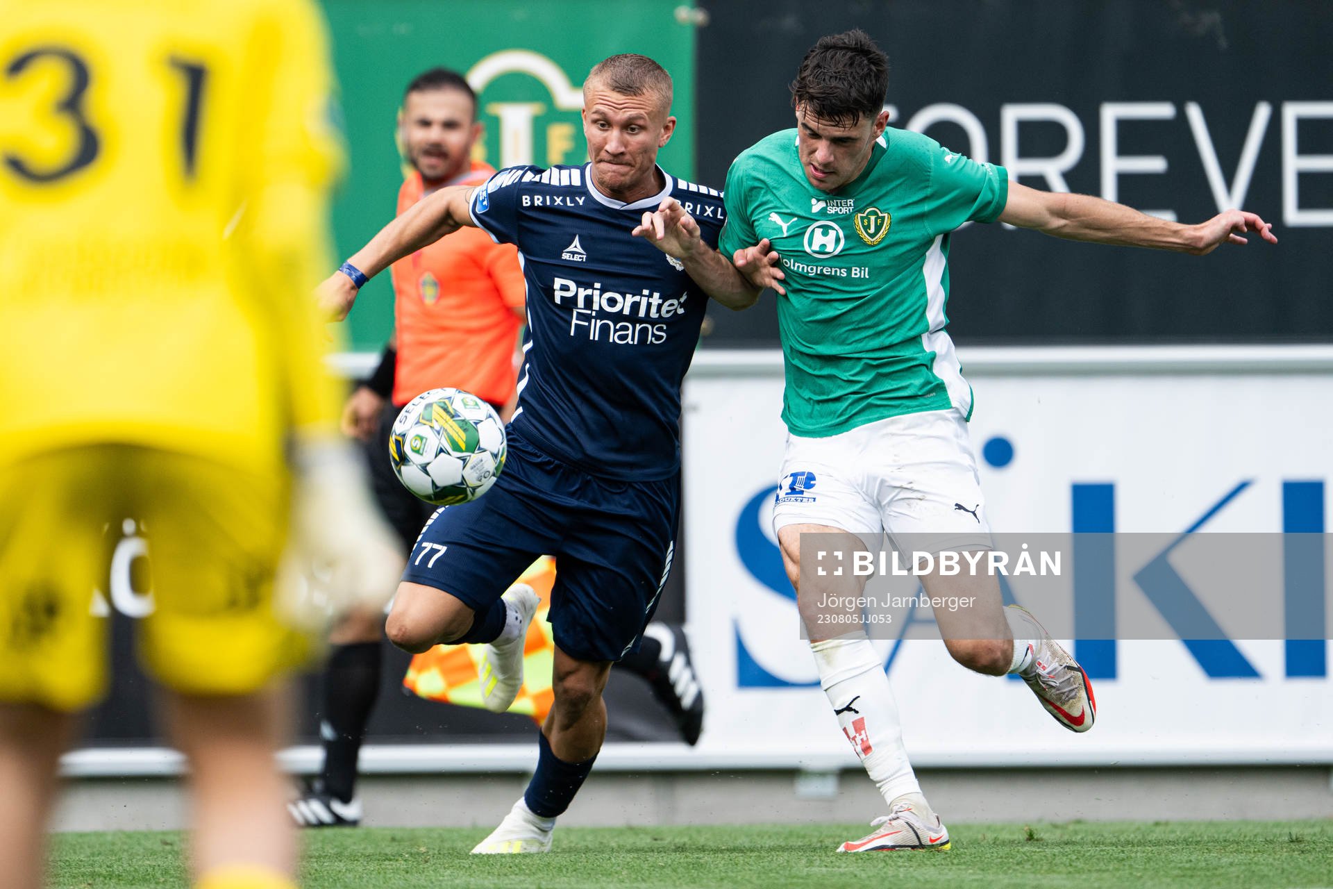 Utsiktens Karl Landsten och Jönköpings Södras Samuel