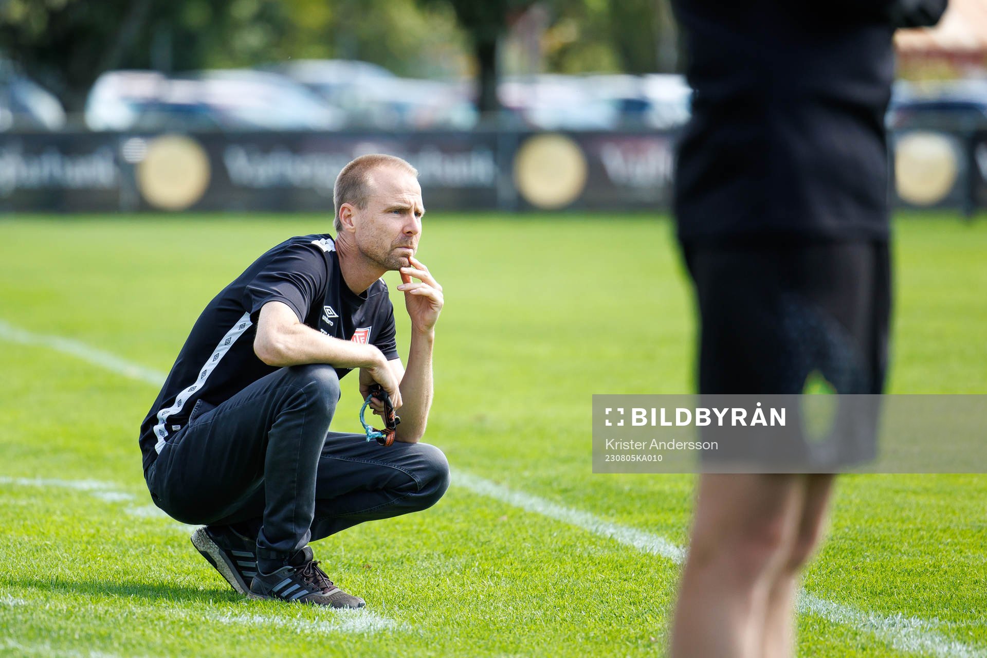 Tvååkers tränare Pierre Krantz