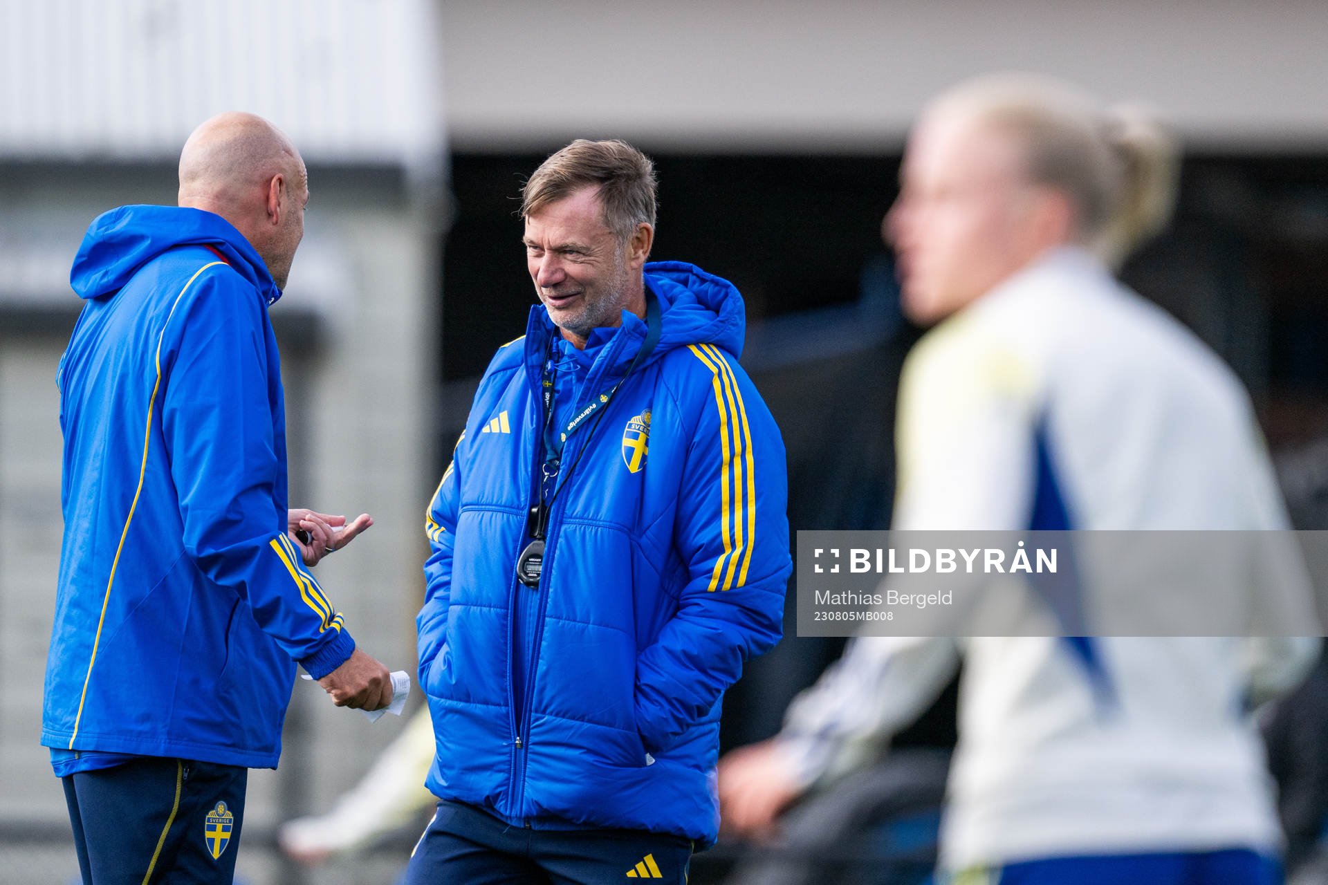 Assistant coach Magnus Wikman and head coach Peter