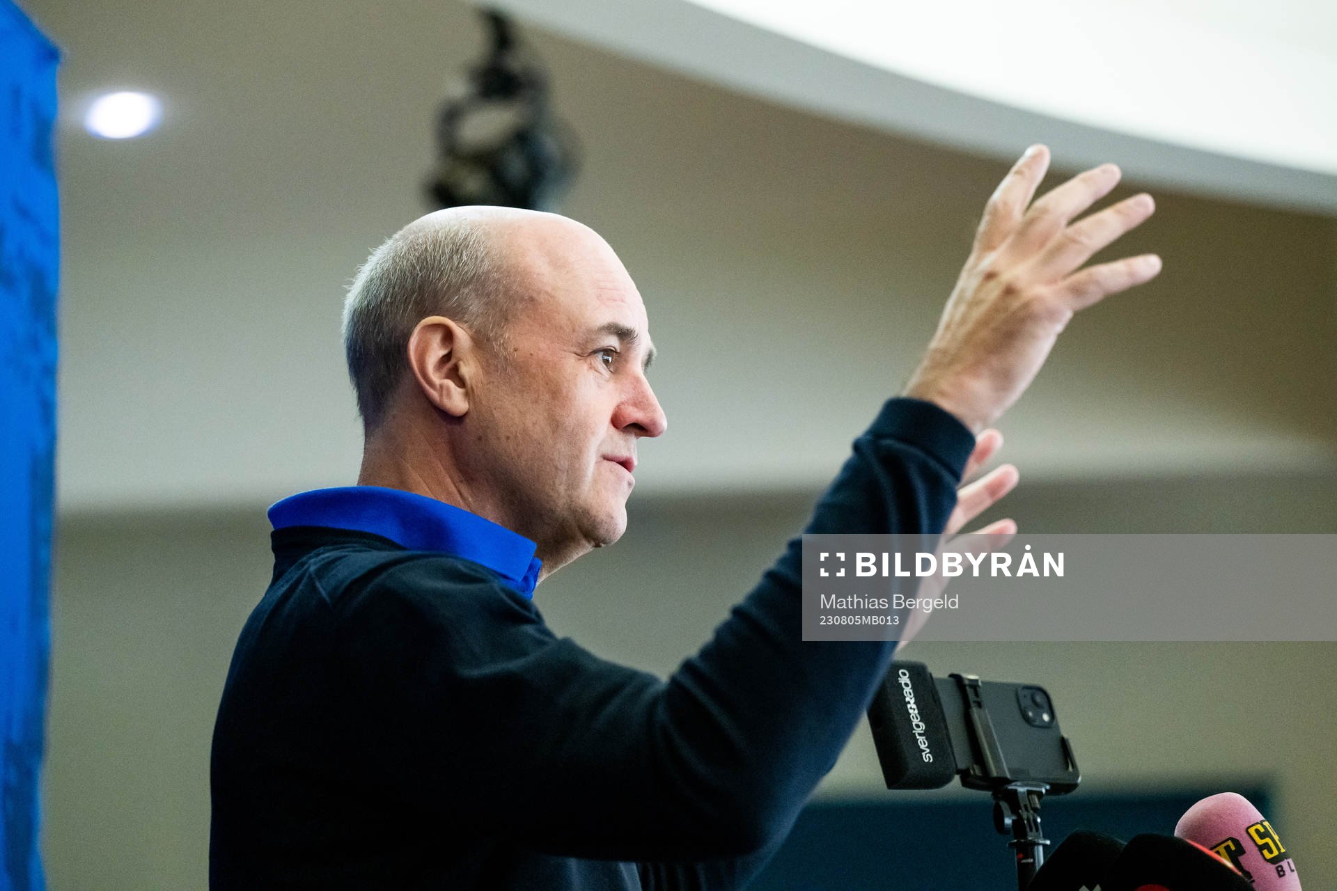 Fredrik Reinfeldt, president of the Swedish Football