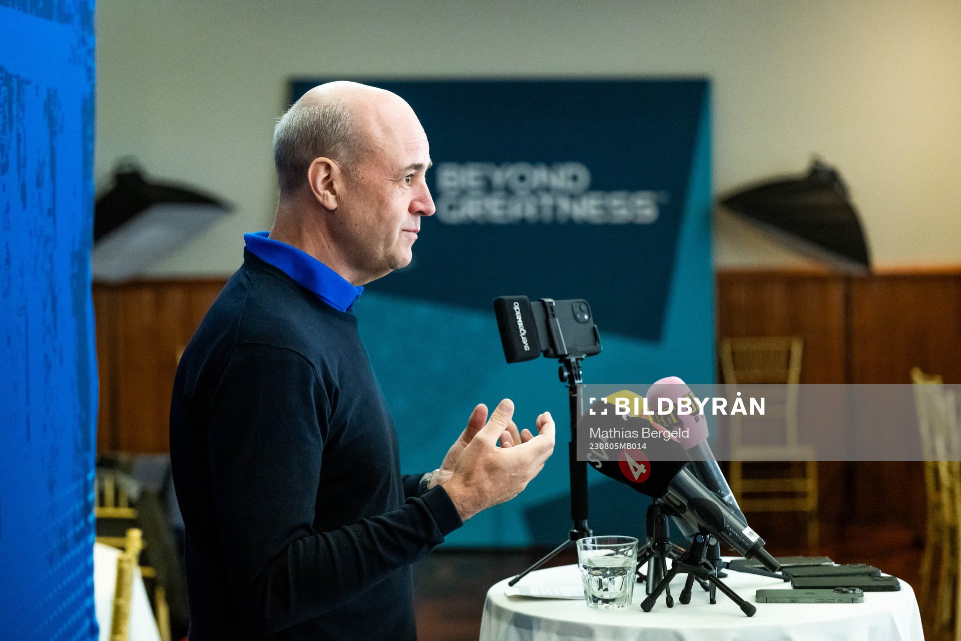 Fredrik Reinfeldt, president of the Swedish Football