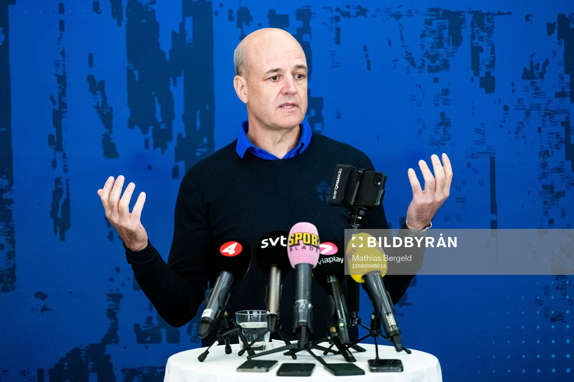 Fredrik Reinfeldt, president of the Swedish Football