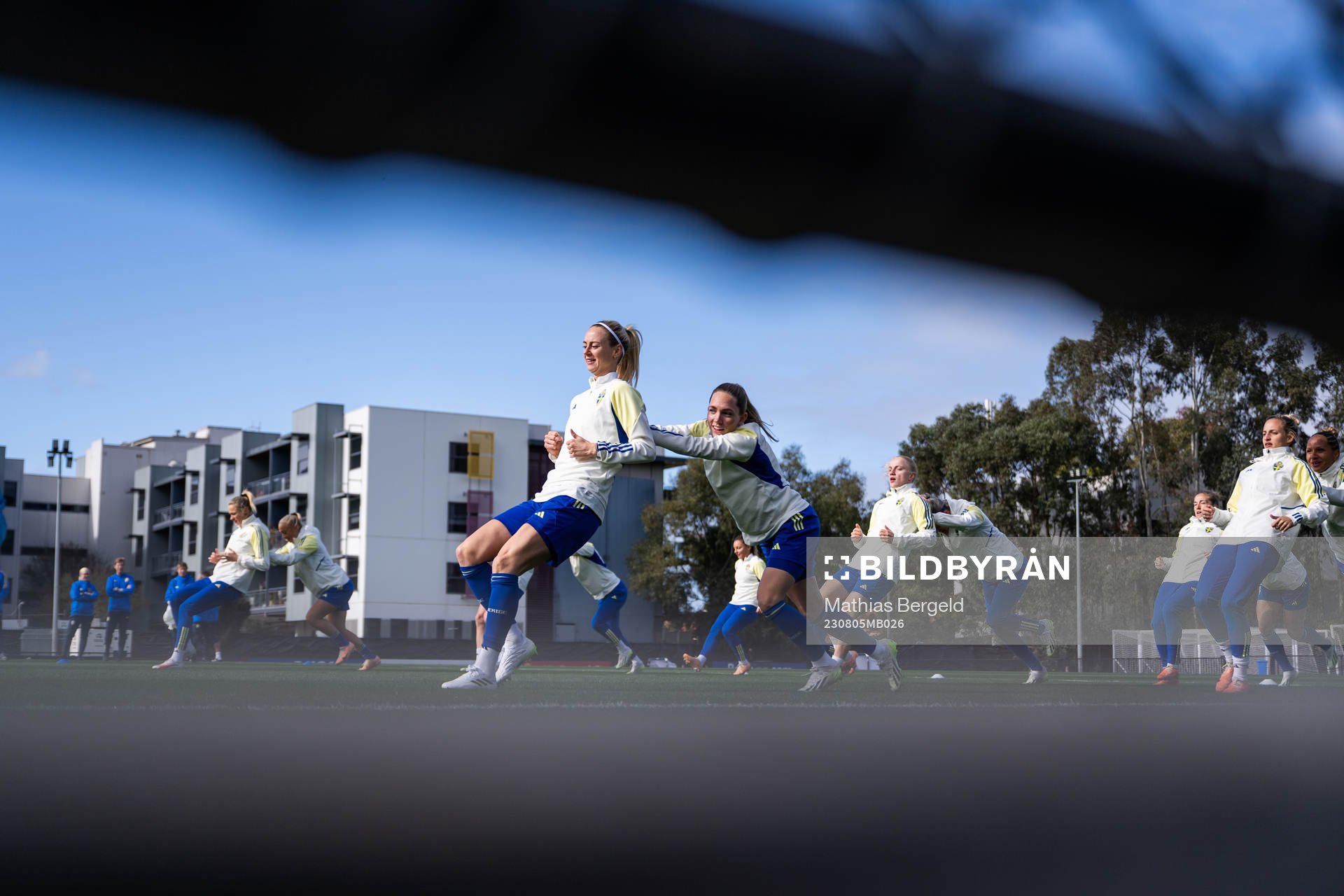 Amanda Ilestedt and Elin Rubensson of the Swedish women's