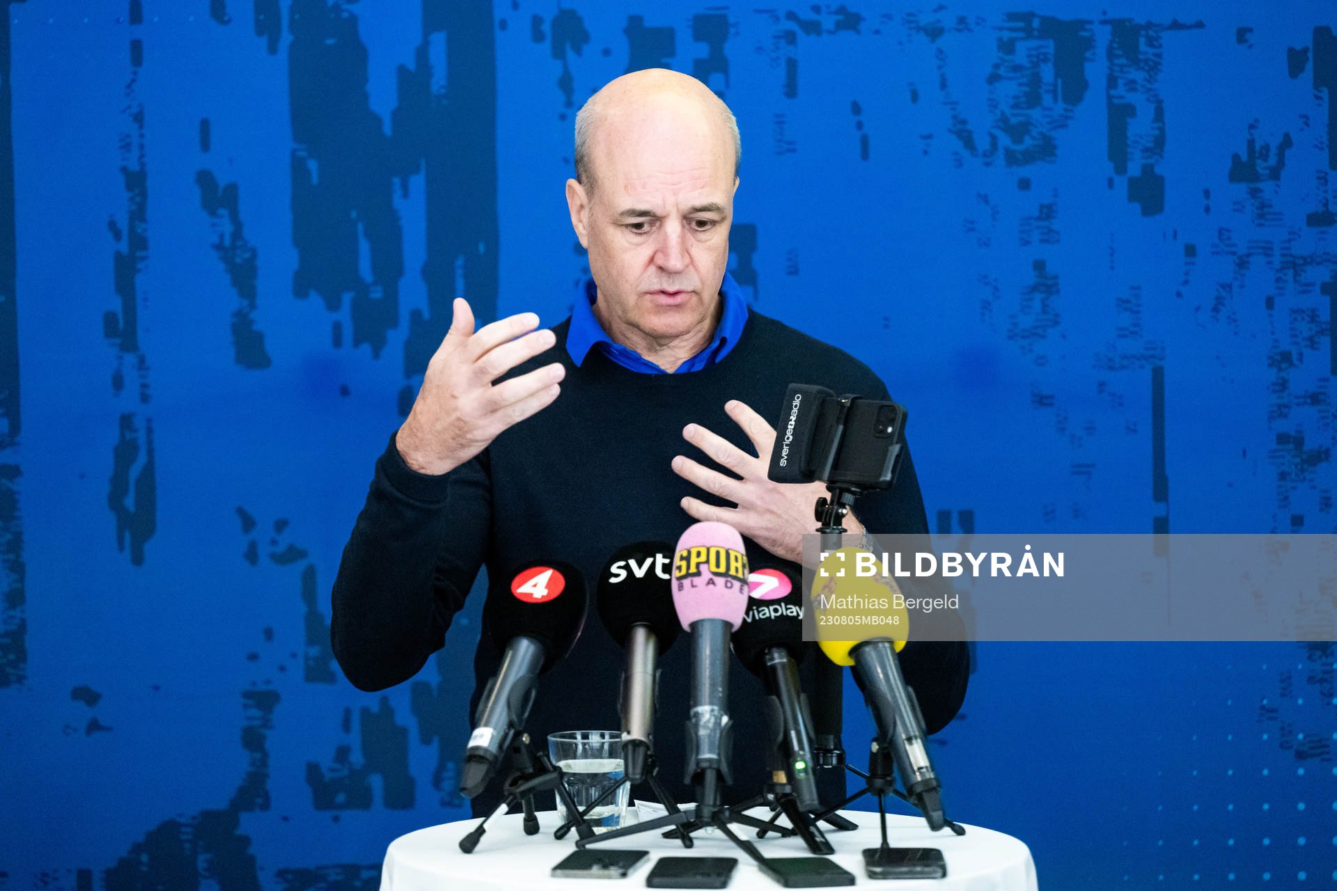 Fredrik Reinfeldt, president of the Swedish Football