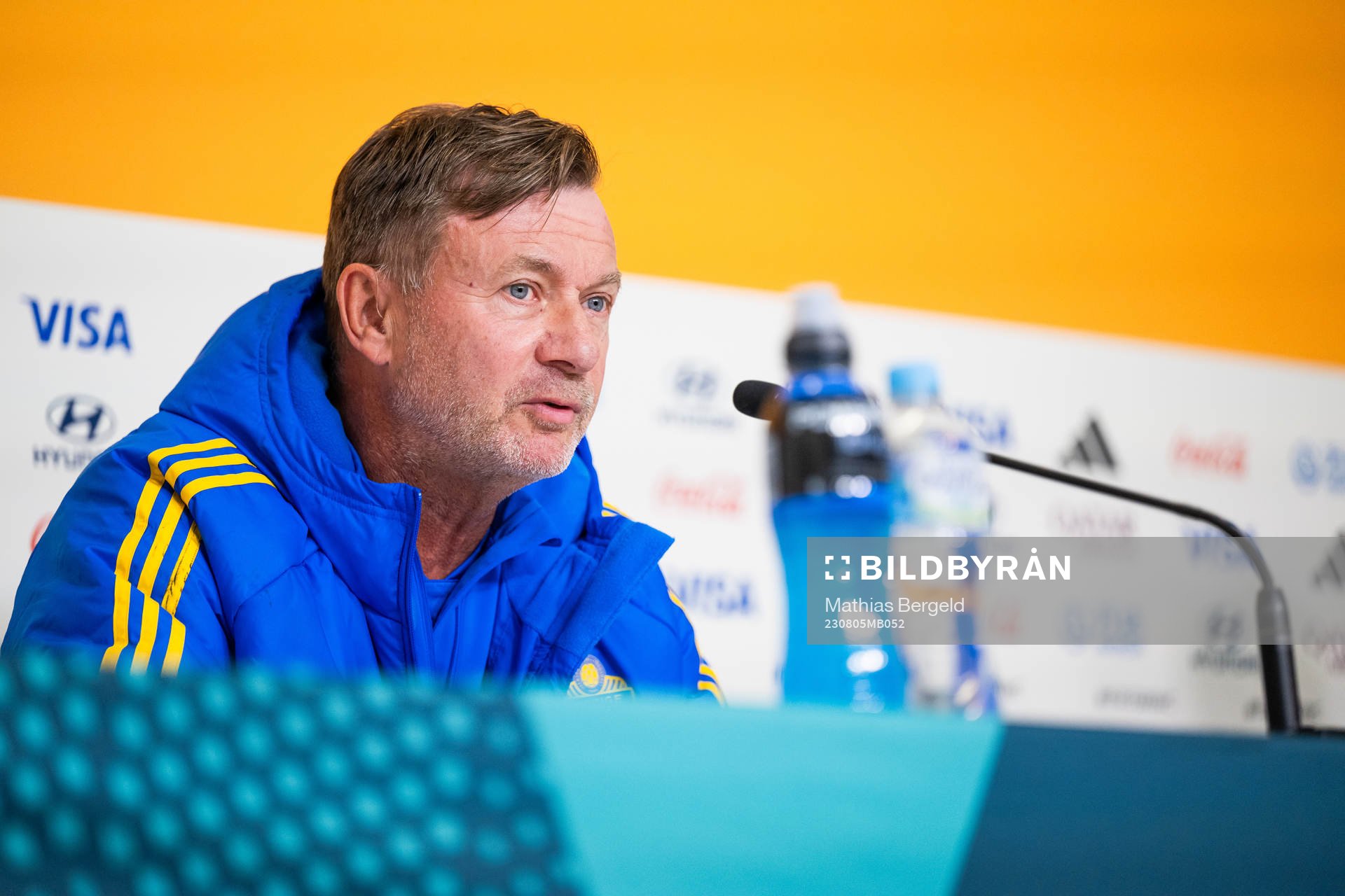 Head coach Peter Gerhardsson of the Swedish women's