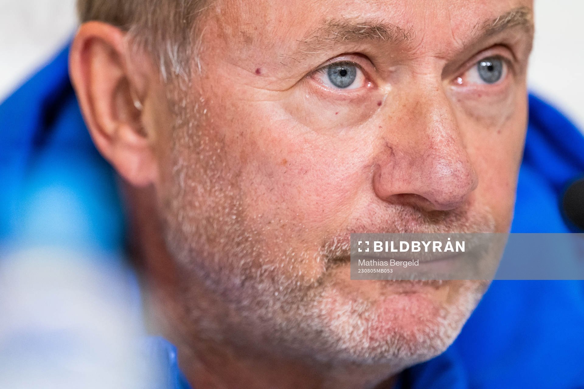 Head coach Peter Gerhardsson of the Swedish women's