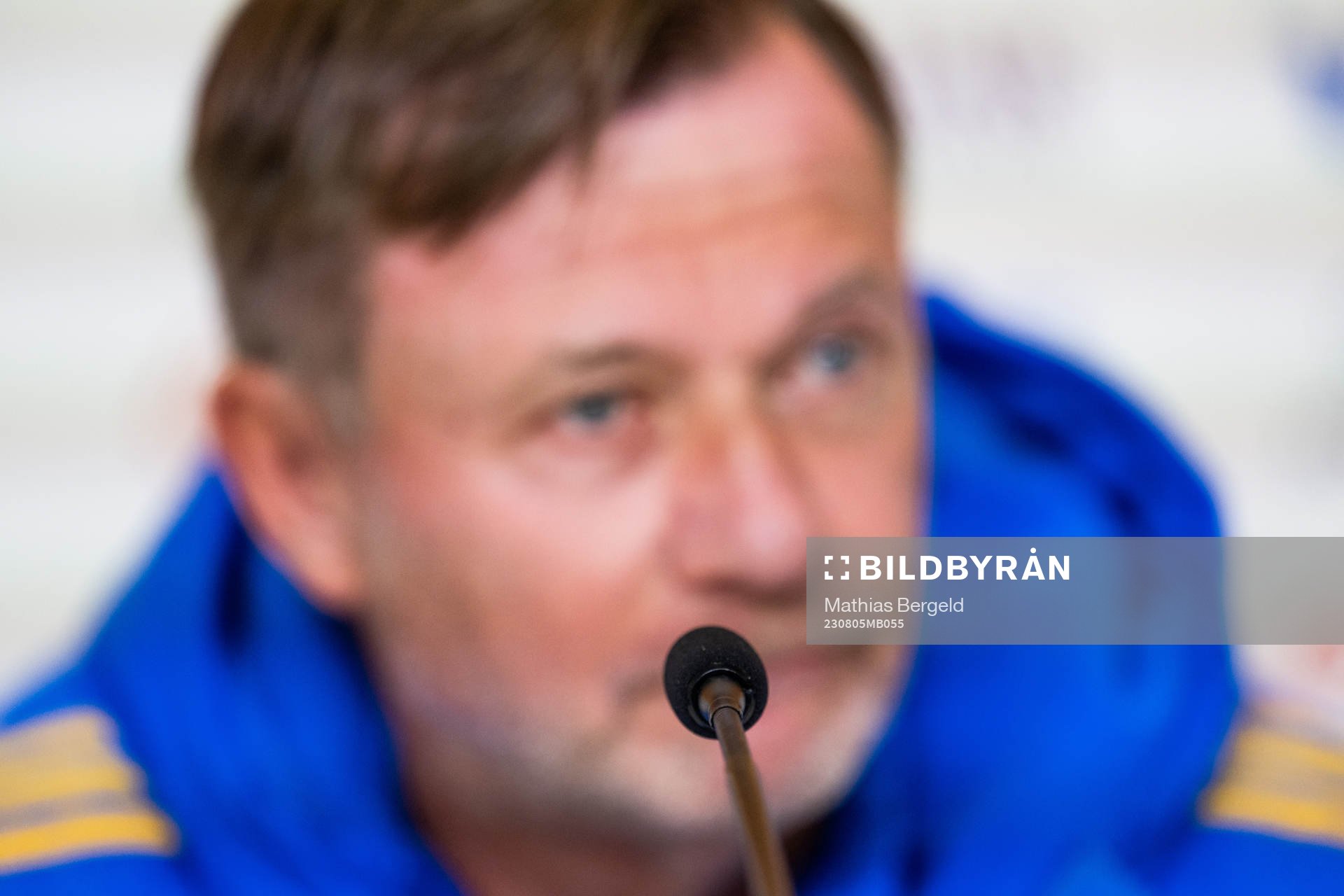 Head coach Peter Gerhardsson of the Swedish women's