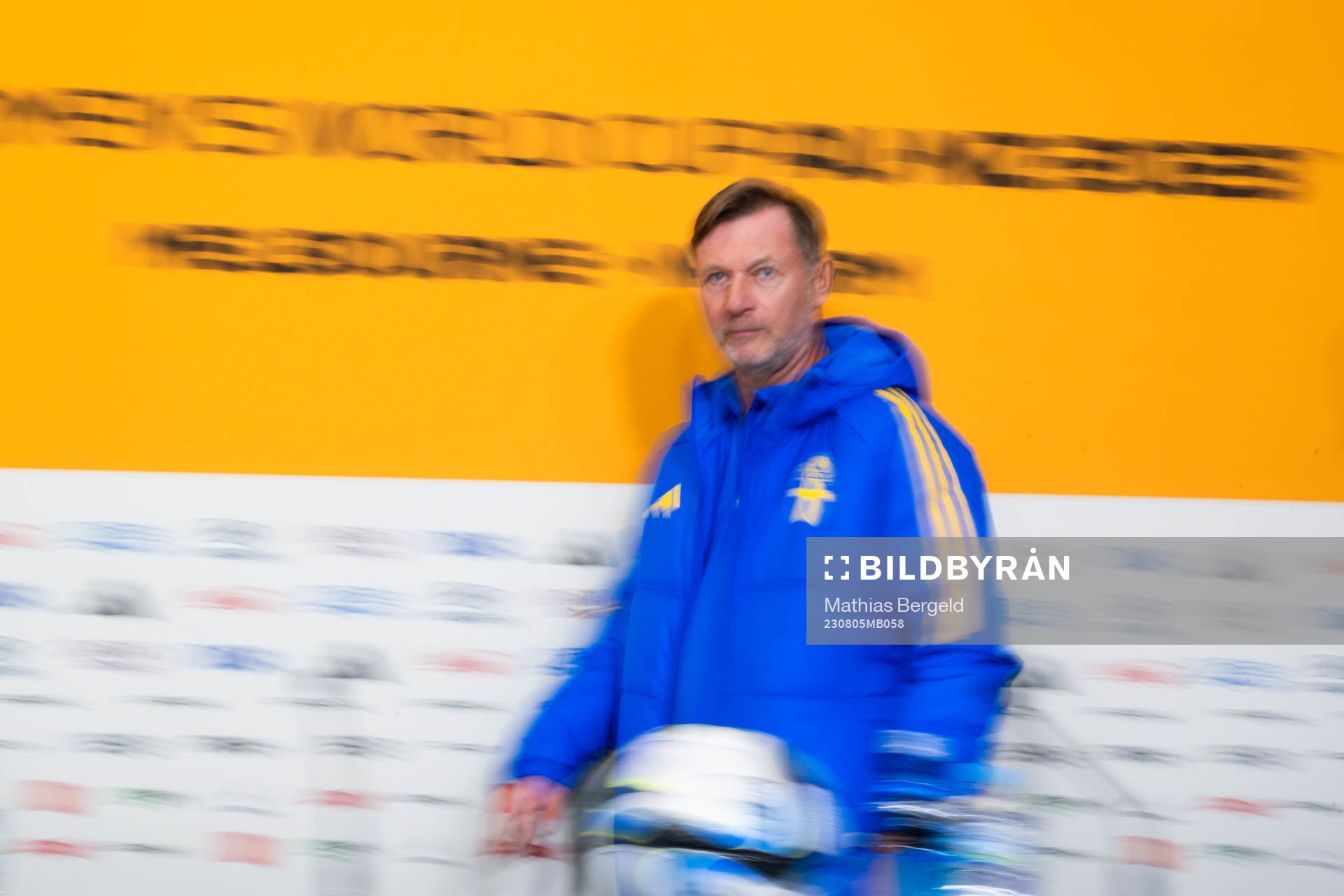 Head coach Peter Gerhardsson of the Swedish women's