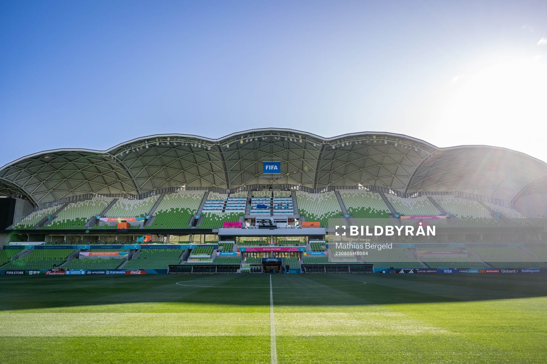 General interior view of Melbourne Rectangular Stadium