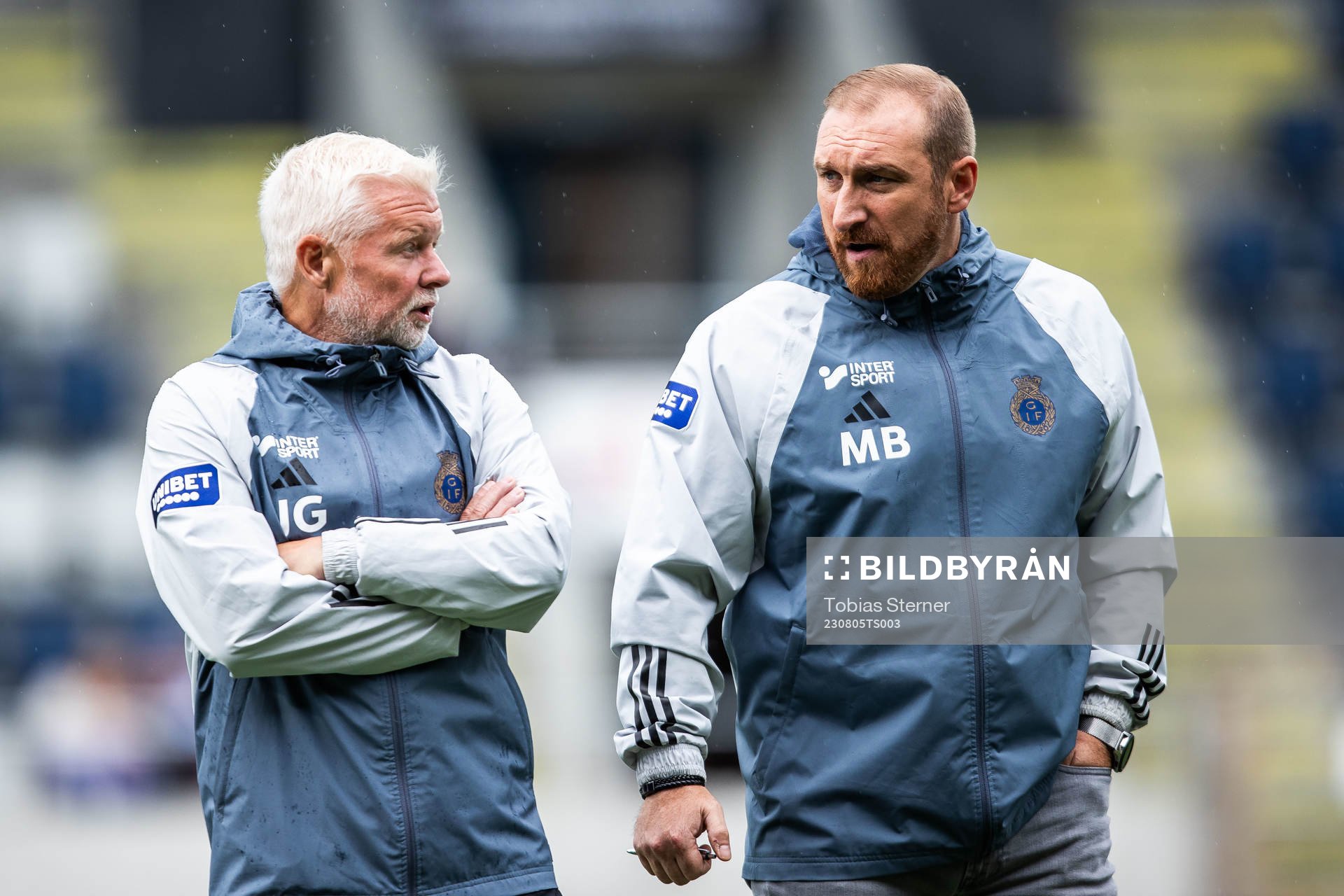Gefles assisterande tränare Jonas Gradin och tränare