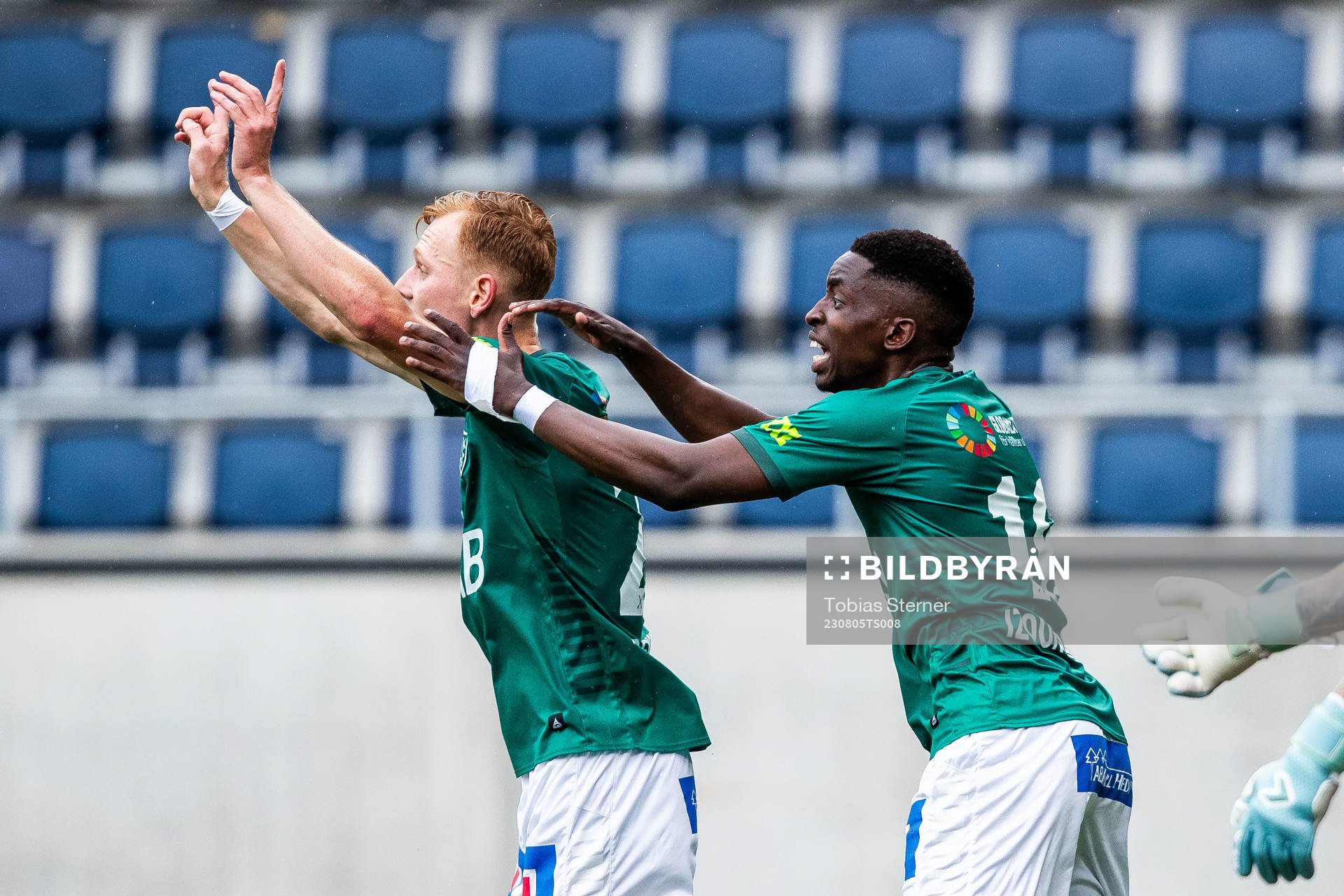 Brages Christopher Redenstrand och Samouil Izountouemoi