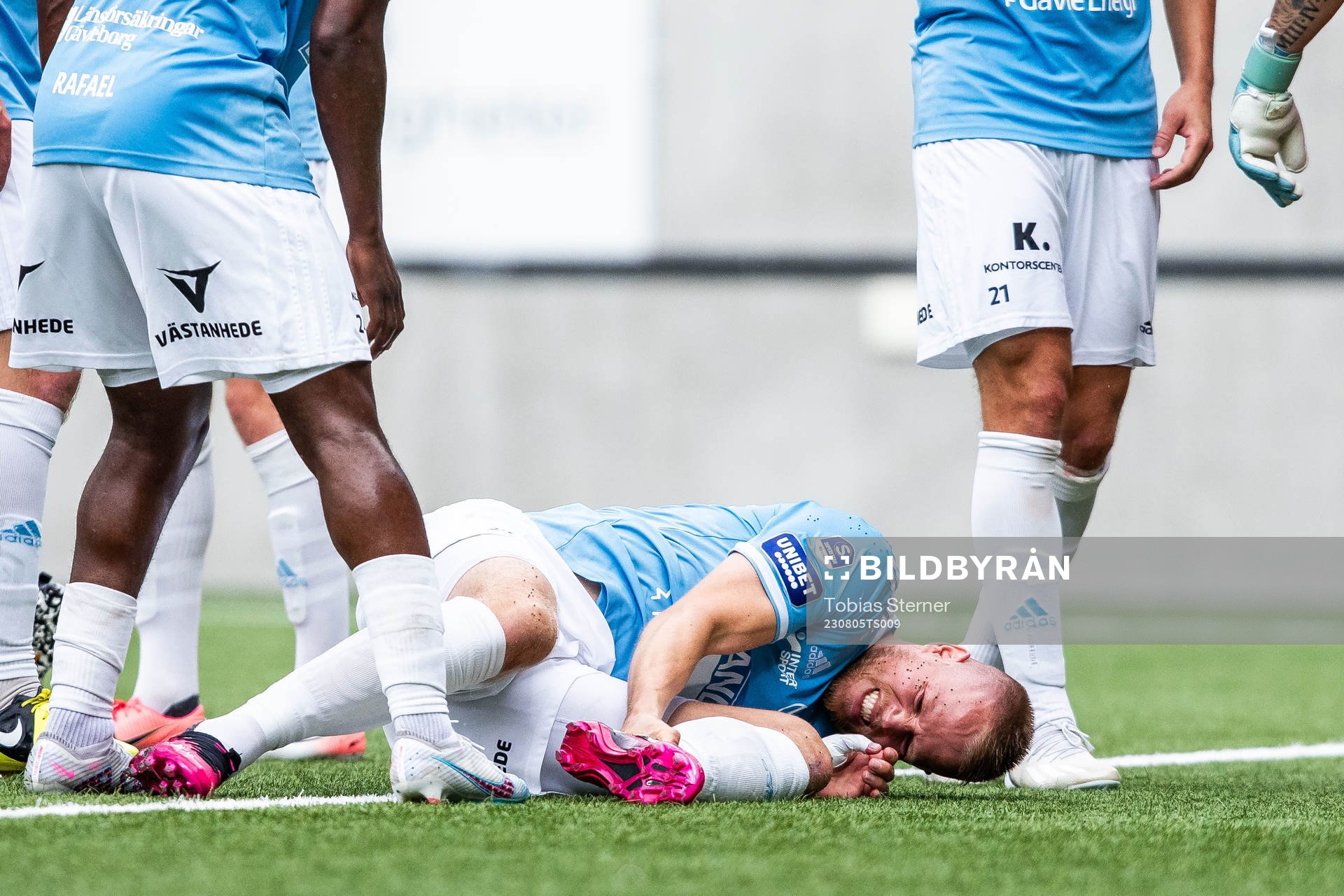 Gefles Martin Rauschenberg Brorsen har ont