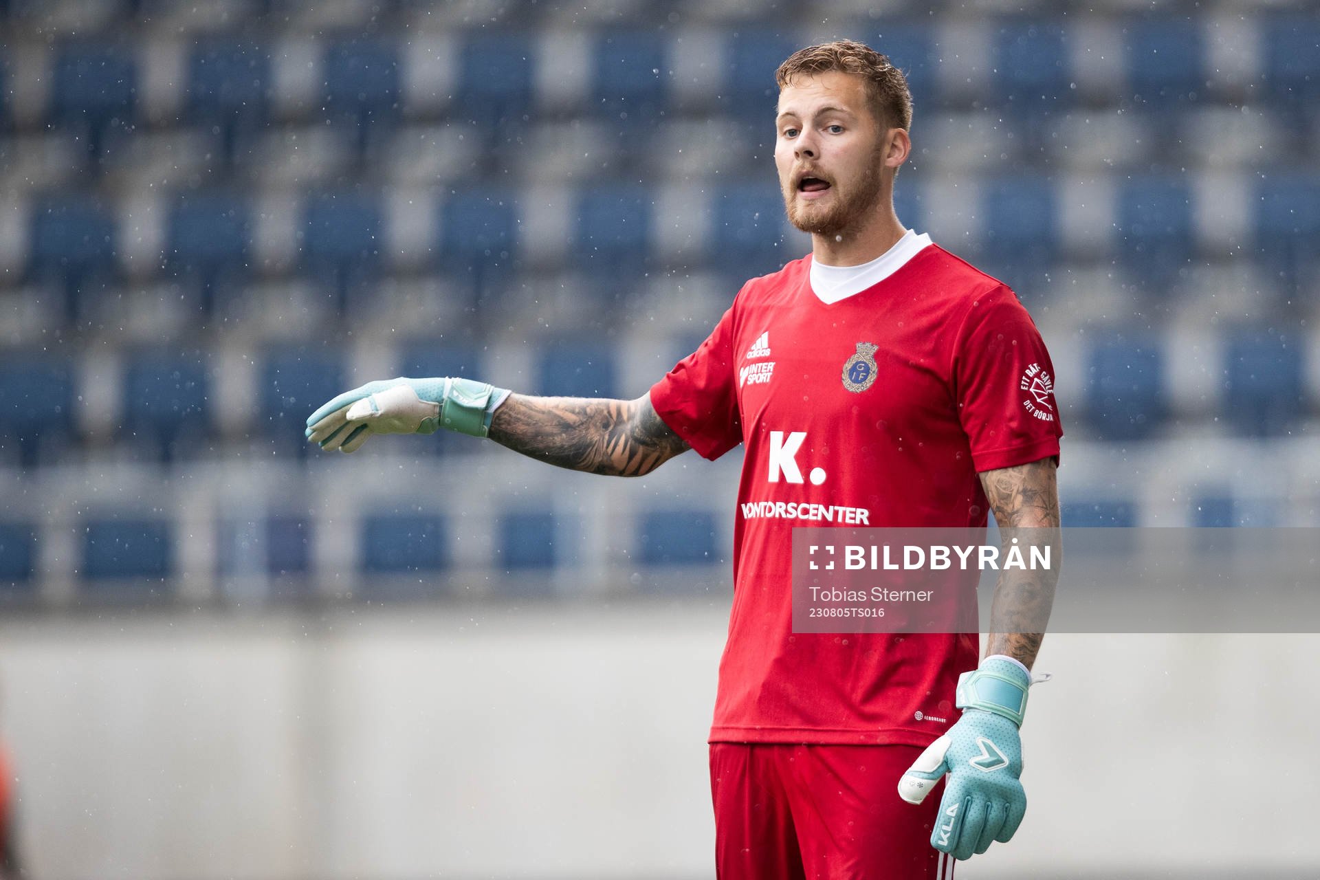 Gefles målvakt Robin Wallinder