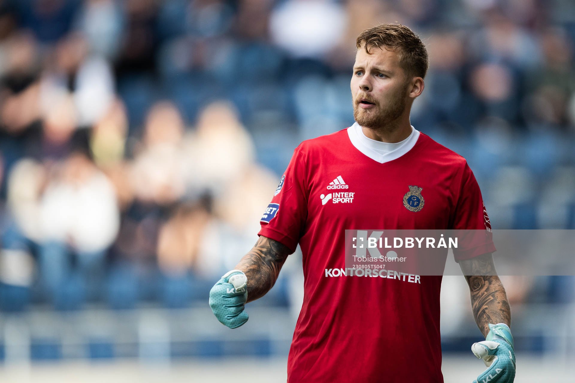 Gefles målvakt Robin Wallinder