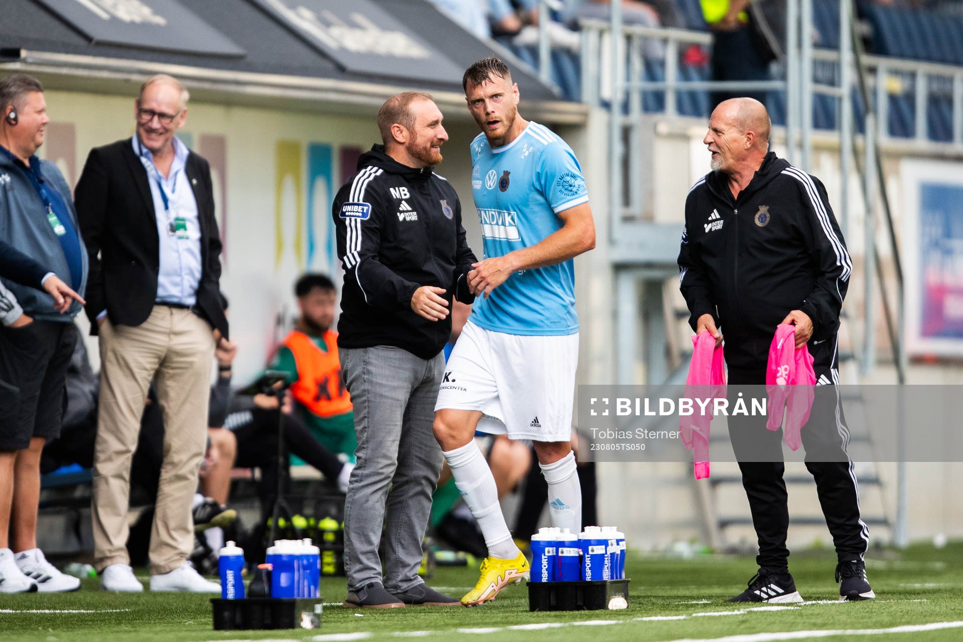 Gefles tränare Mikael Bengtsson och Leo Englund