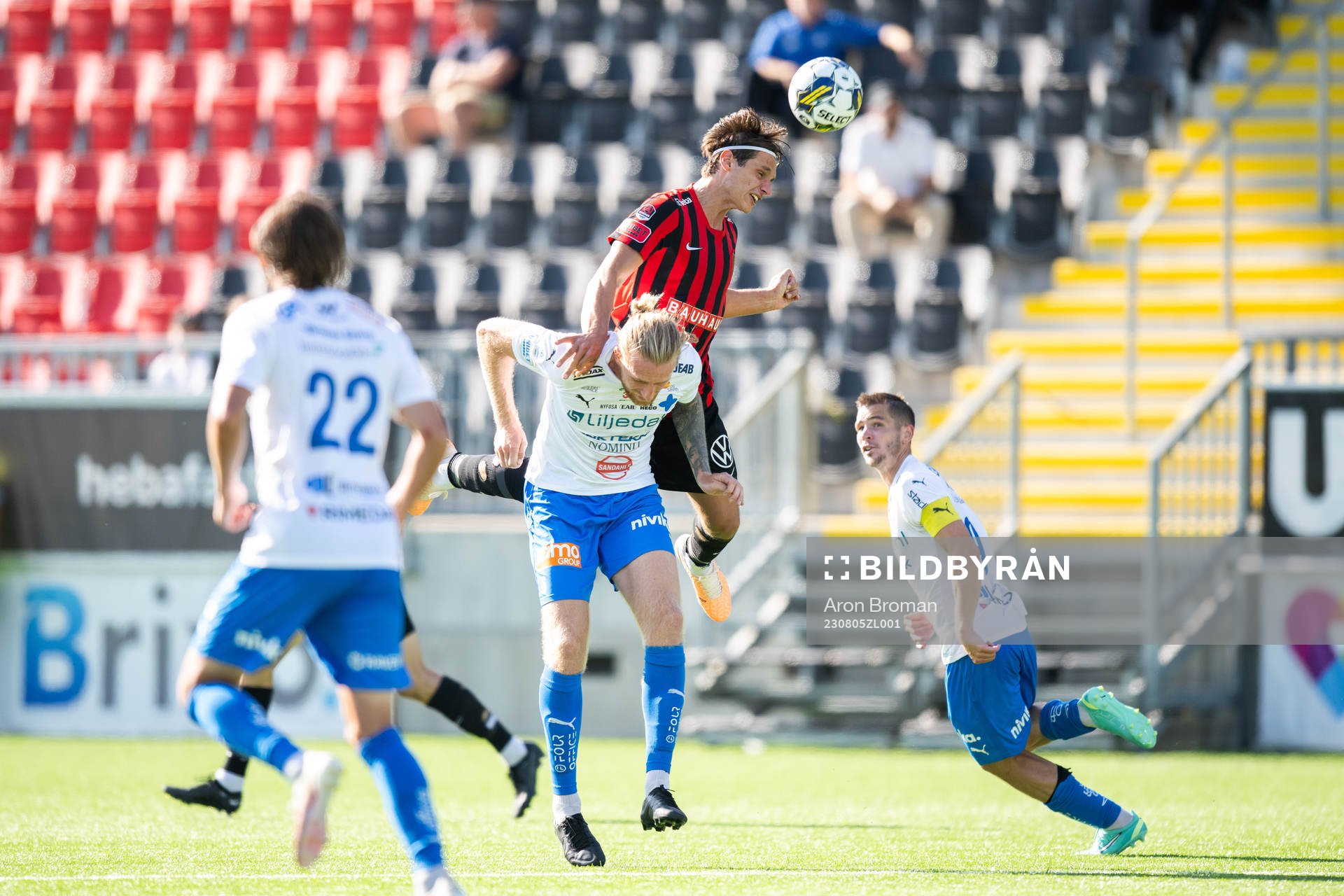Värnamos Hampus Näsström och Brommapojkarnas Kevin