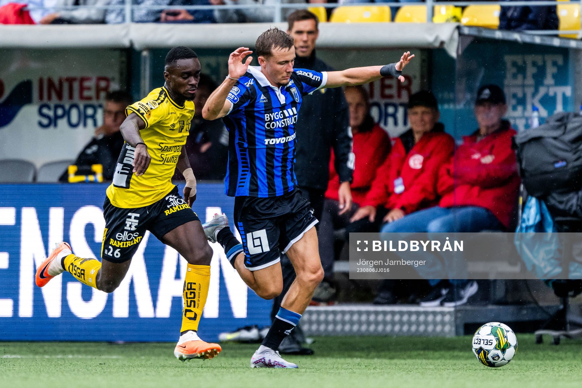 Elfsborgs Emmanuel Boateng och Sirius Melker Heier