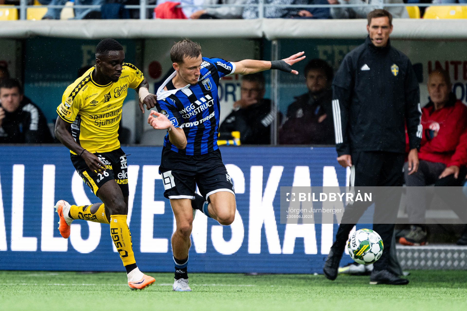 Elfsborgs Emmanuel Boateng och Sirius Melker Heier
