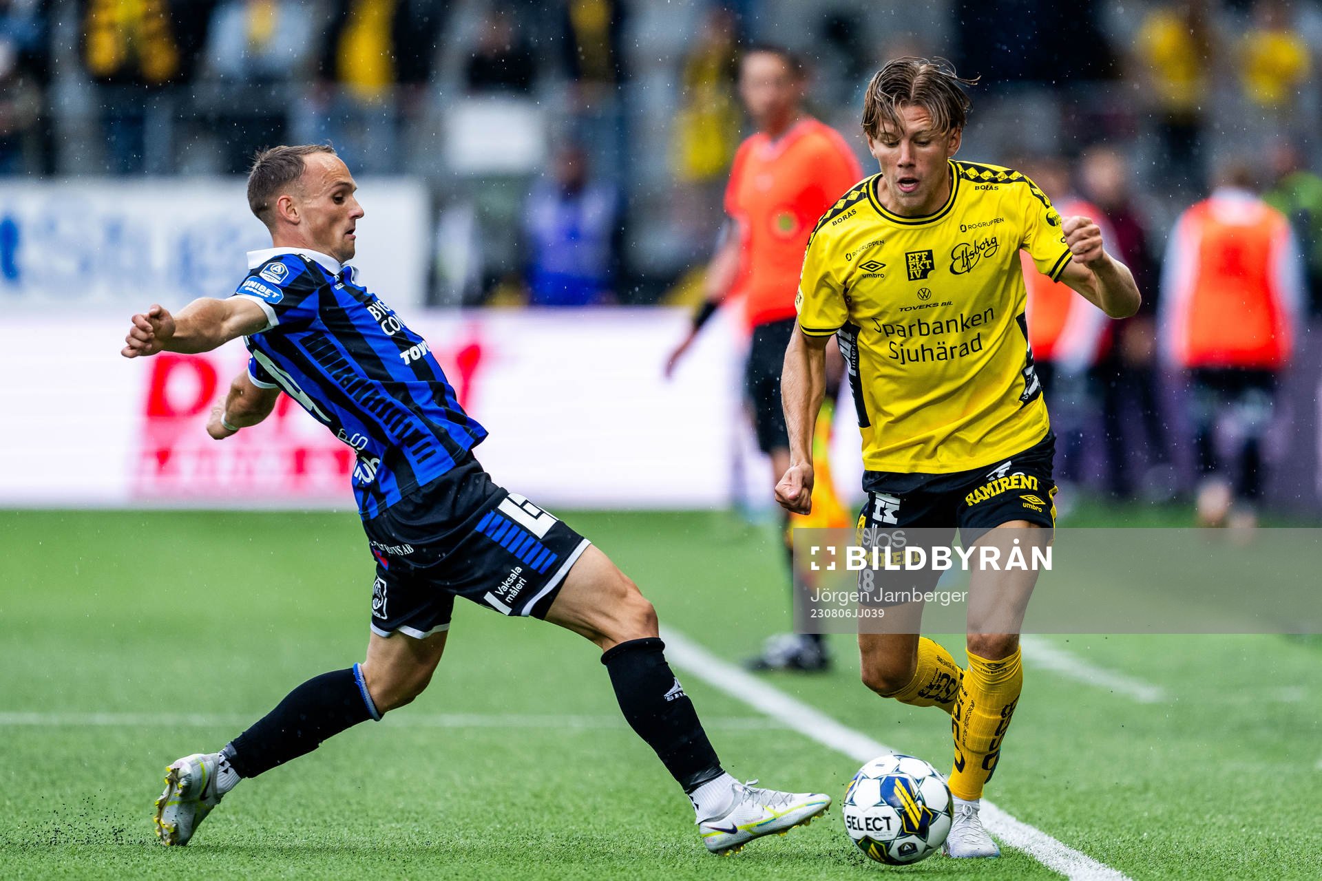 Sirius Aron Bjarnason och Elfsborgs Noah Söderberg