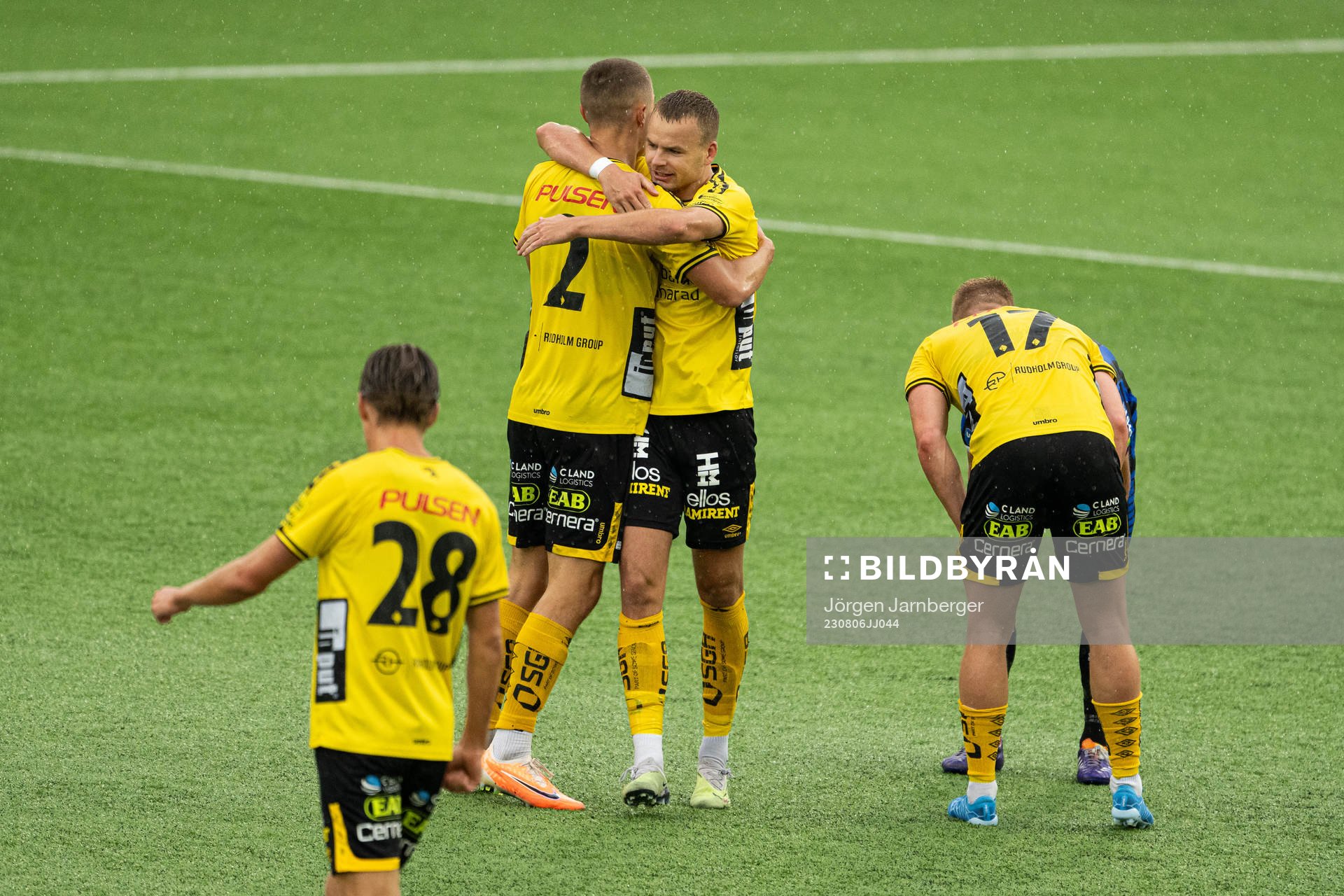 Elfsborgs spelare jublar