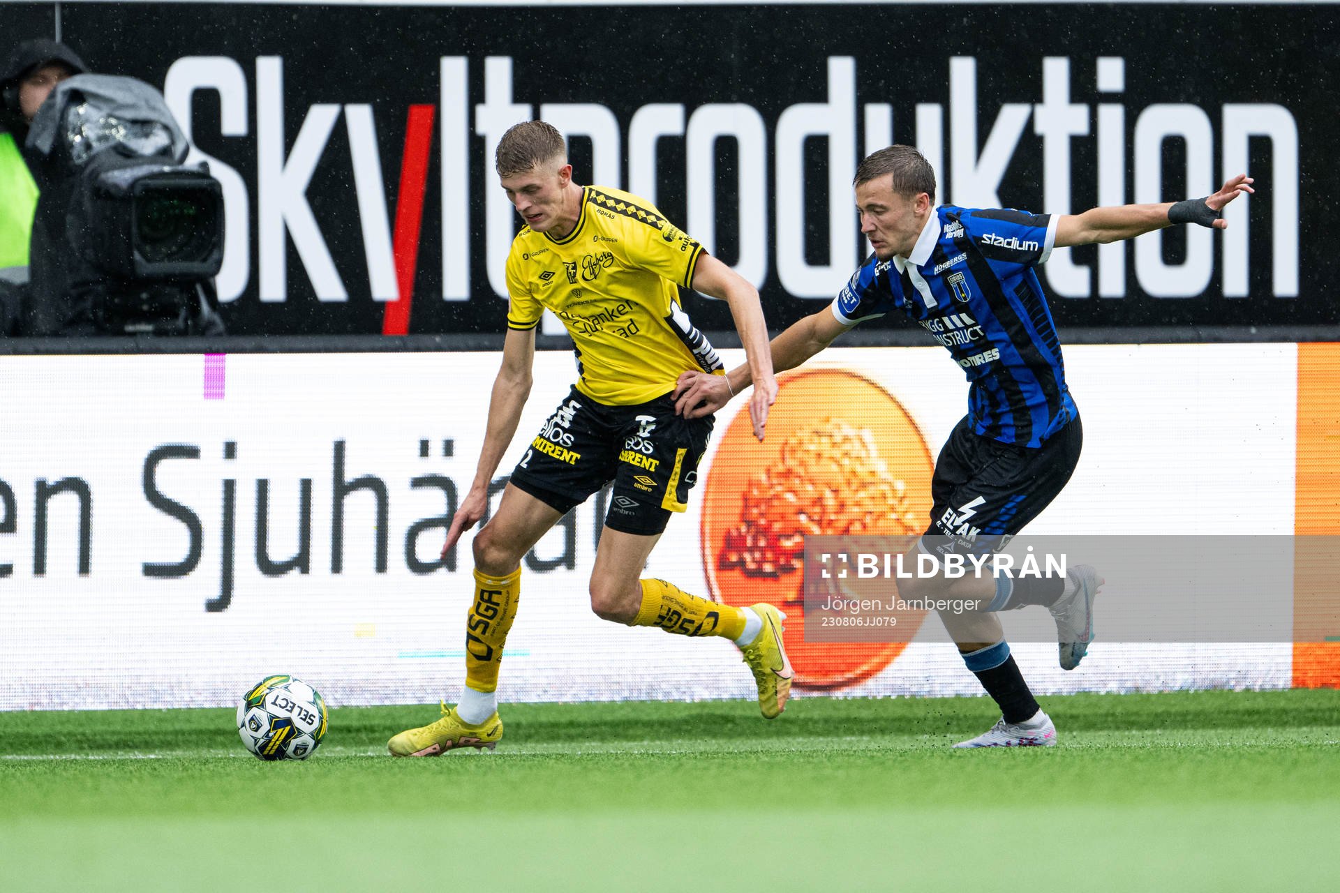 Elfsborgs Alexander Bernhardsson och Sirius Melker Heier