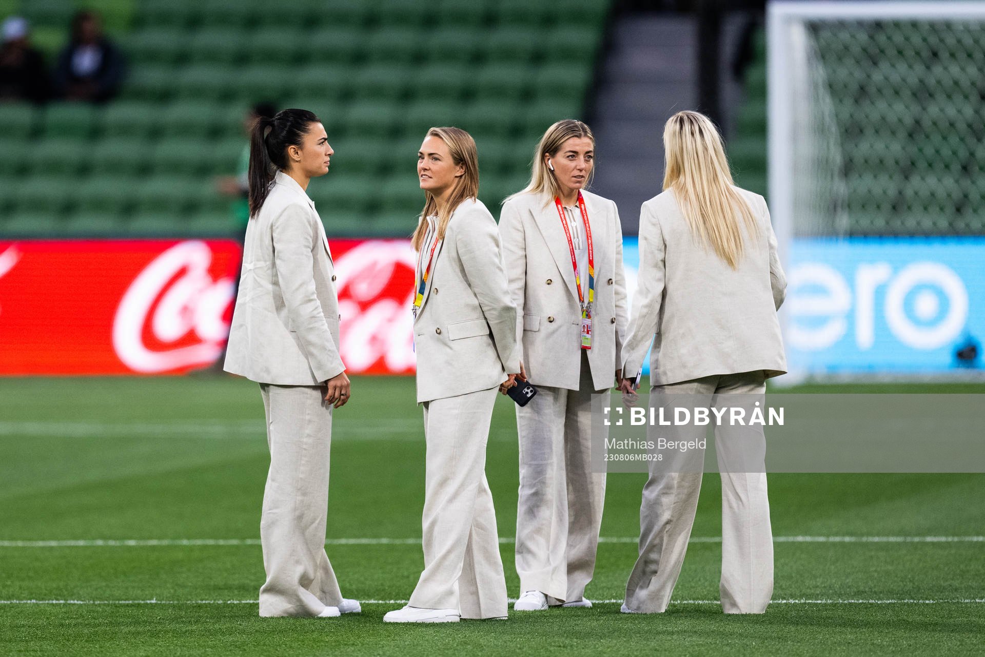 Goalkeeper Zecira Musovic, Magdalena Eriksson, Linda