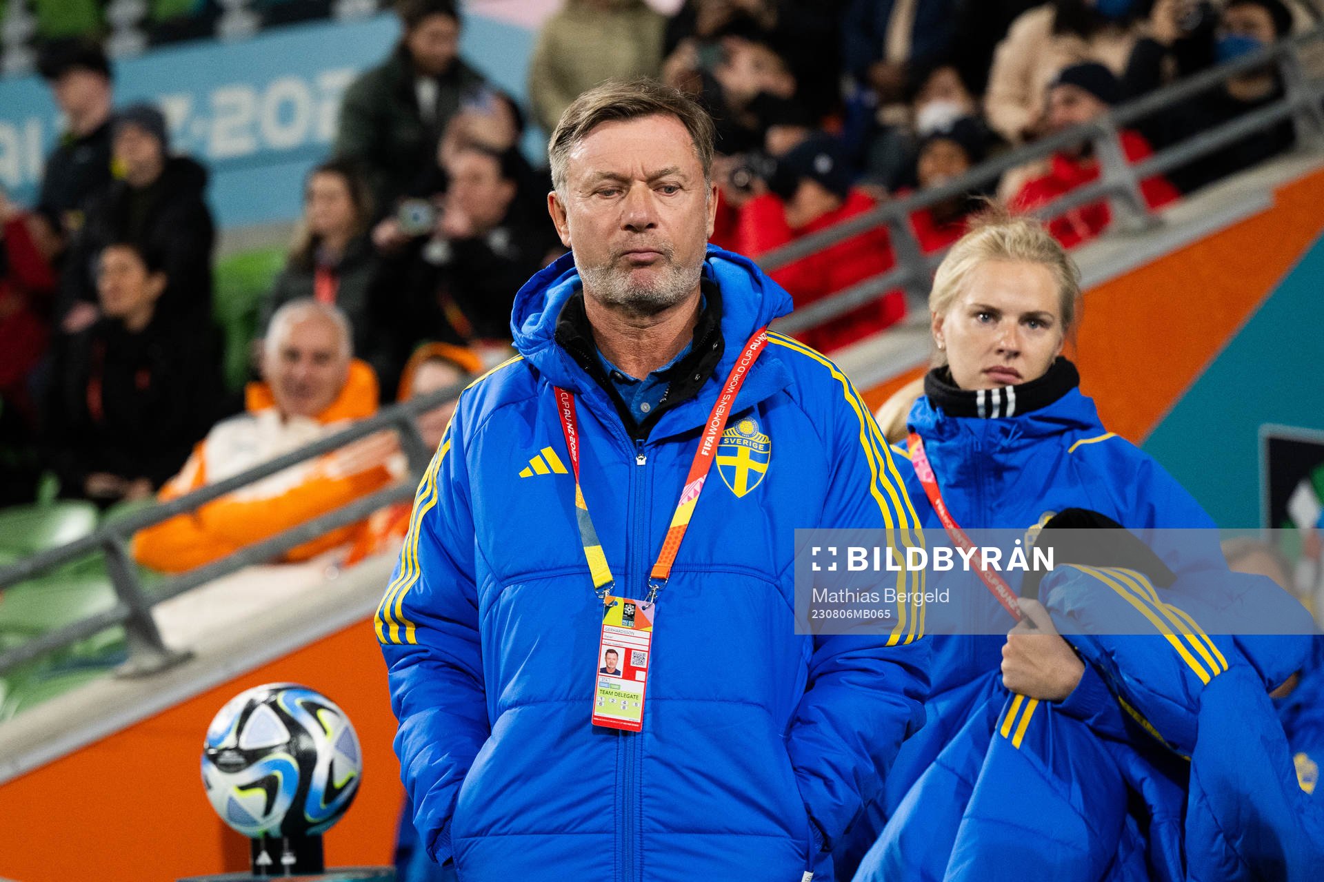 Head coach Peter Gerhardsson of Sweden