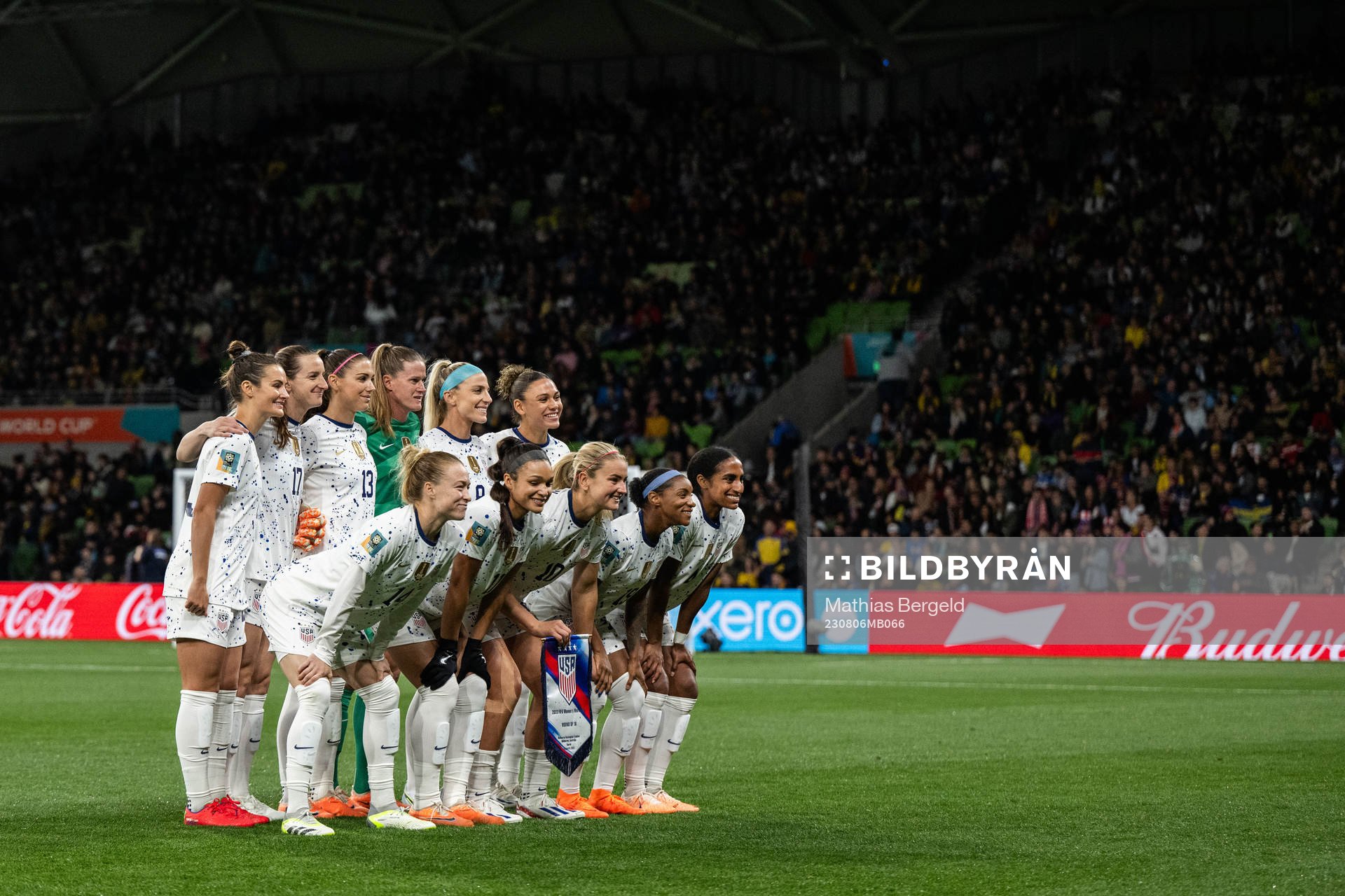 The starting eleven of USA