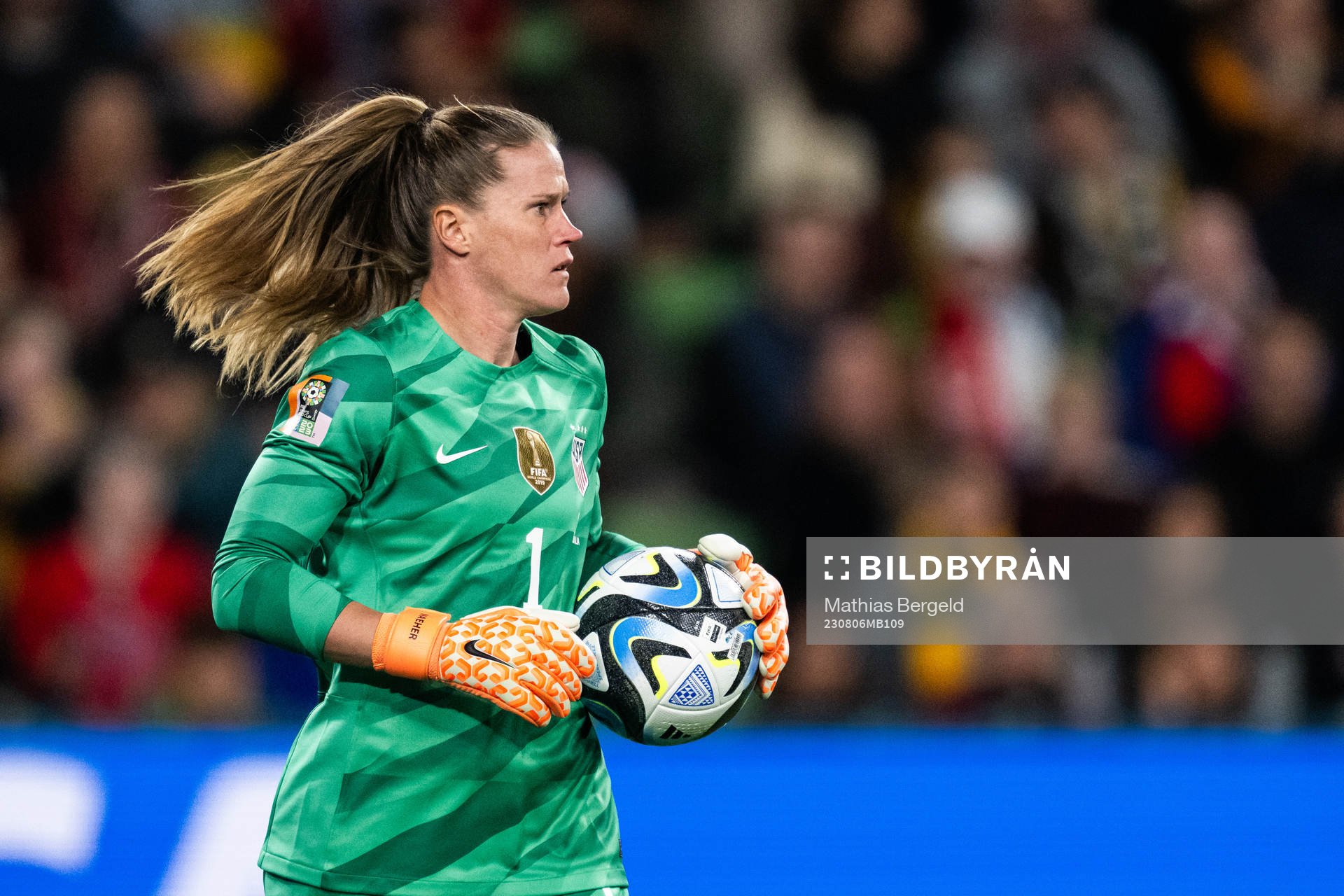 goalkeeper Alyssa Naeher of USA