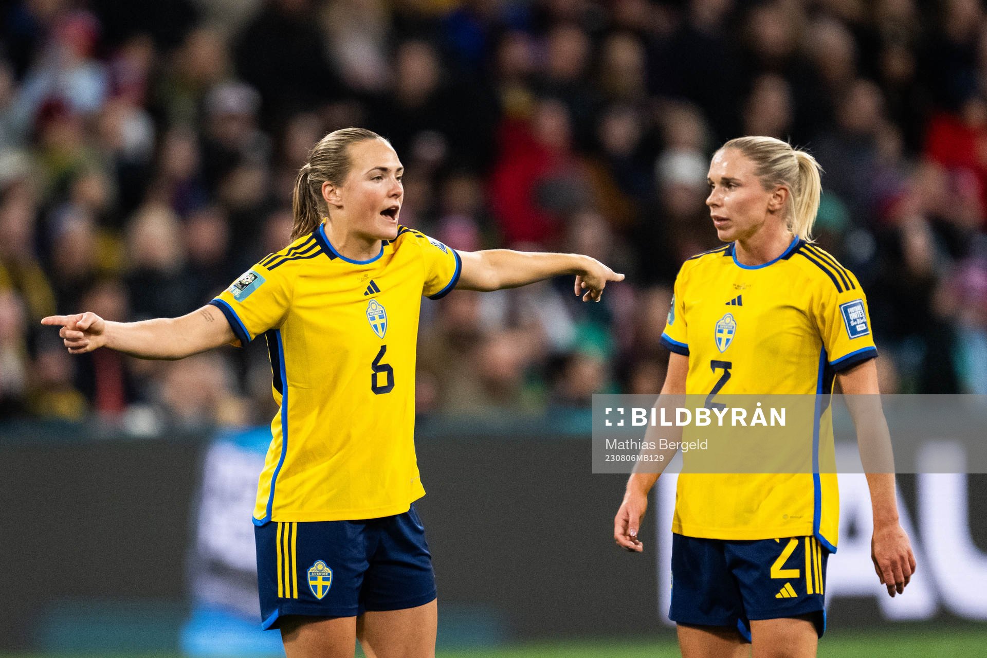 Magdalena Eriksson and Jonna Andersson of Sweden