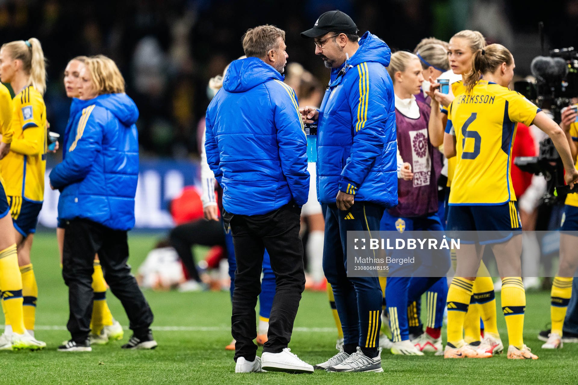 Head coach Peter Gerhardsson and Medical doctor Houman
