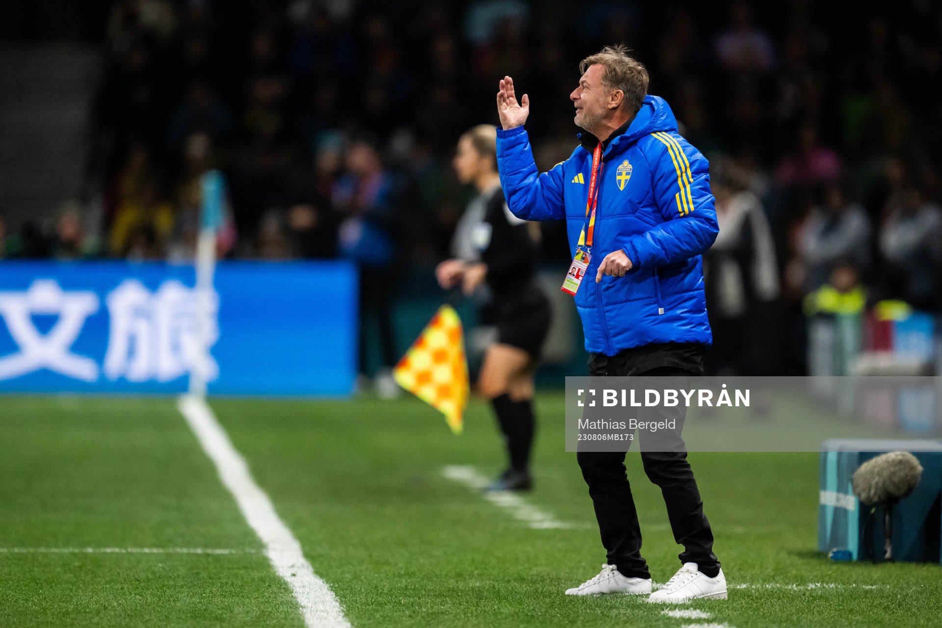 Head coach Peter Gerhardsson of Sweden