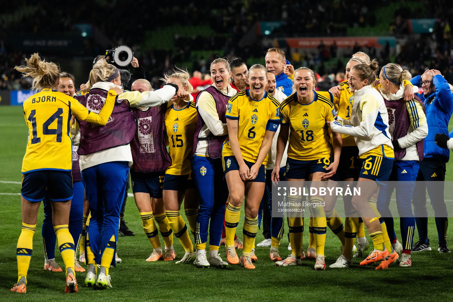 Linda Sembrant, Magdalena Eriksson, Fridolina Rolfö and