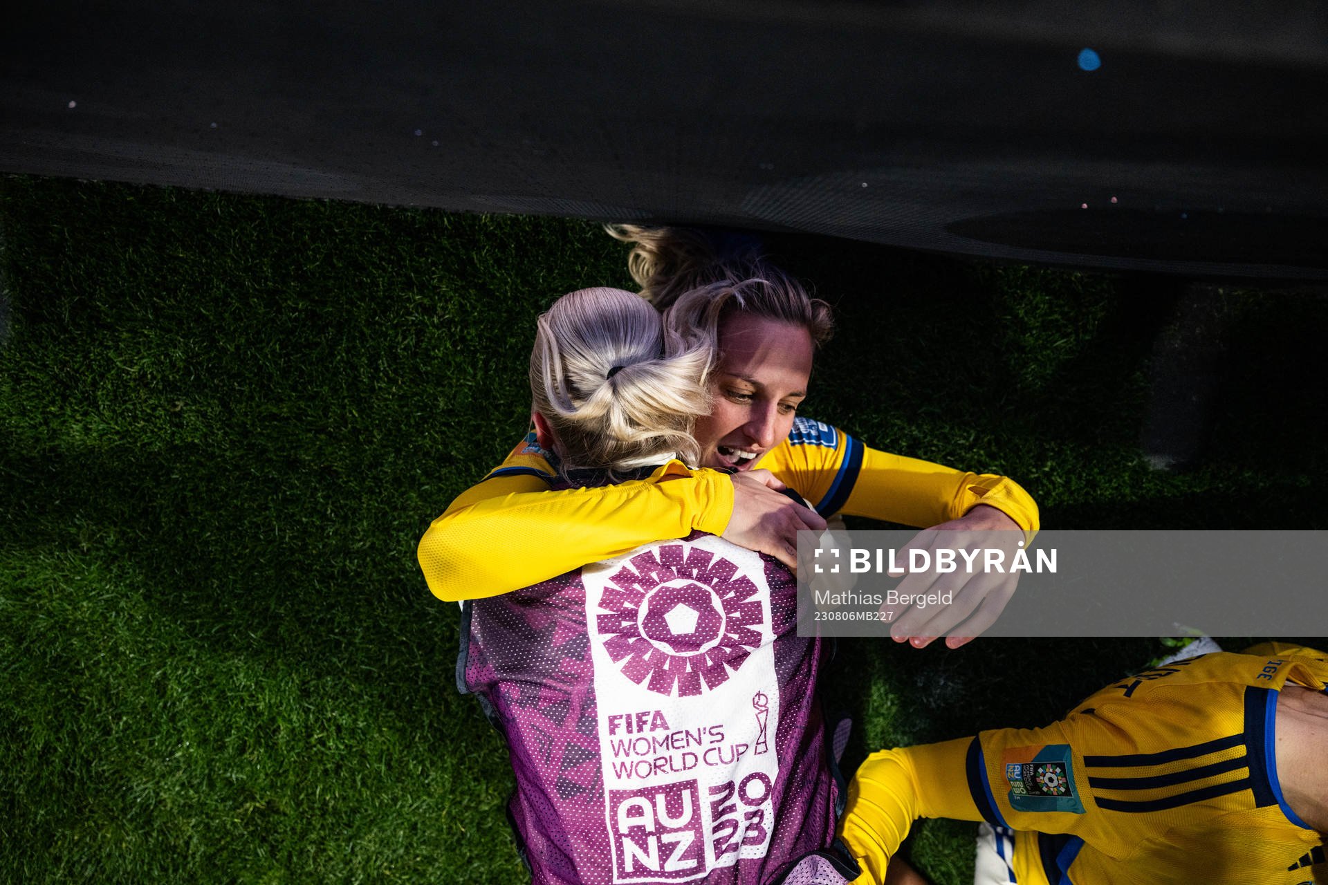 Nathalie Björn of Sweden celebrates