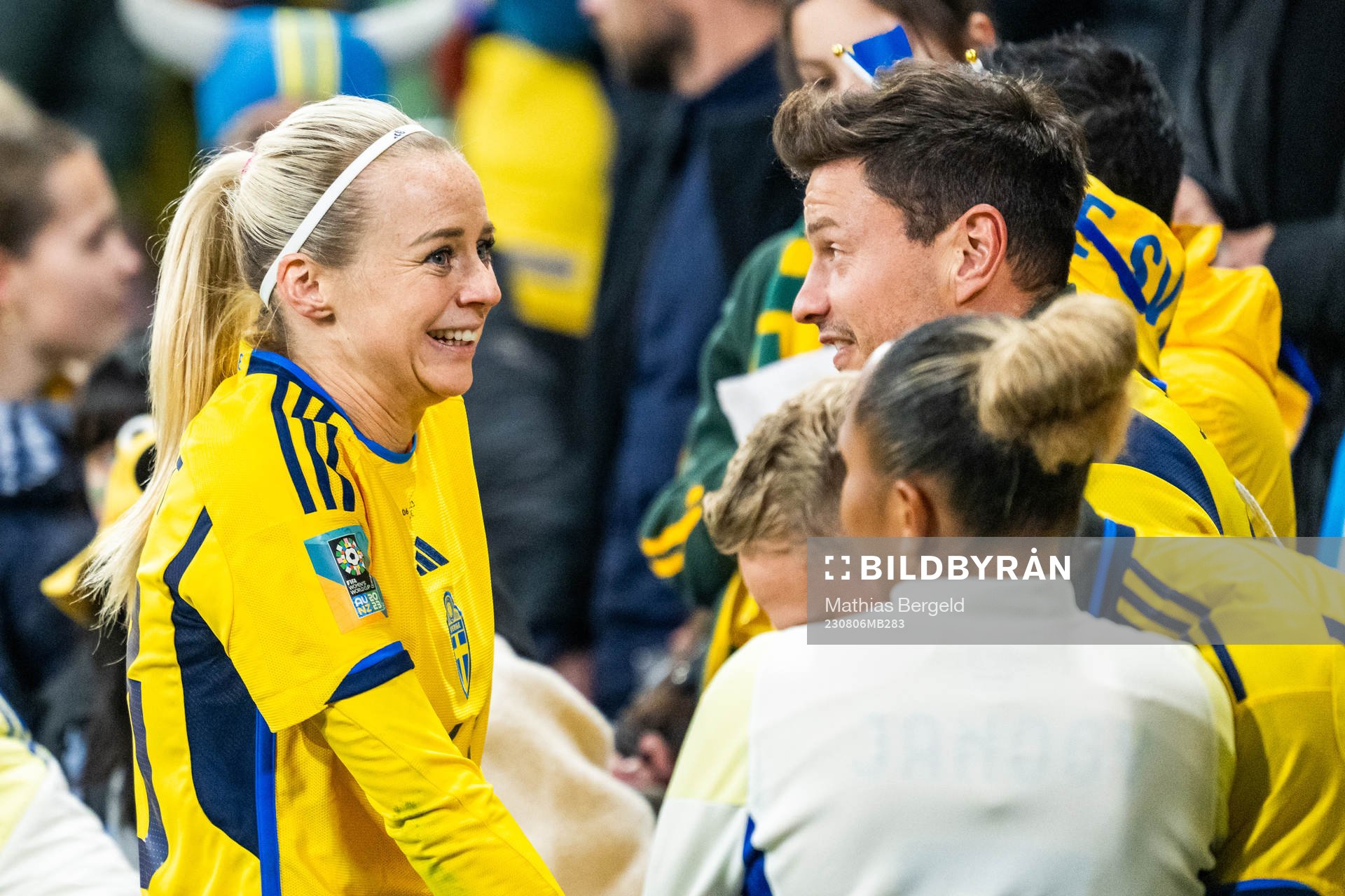 Amanda Ilestedt of Sweden with her boyfriend Rainer Müller
