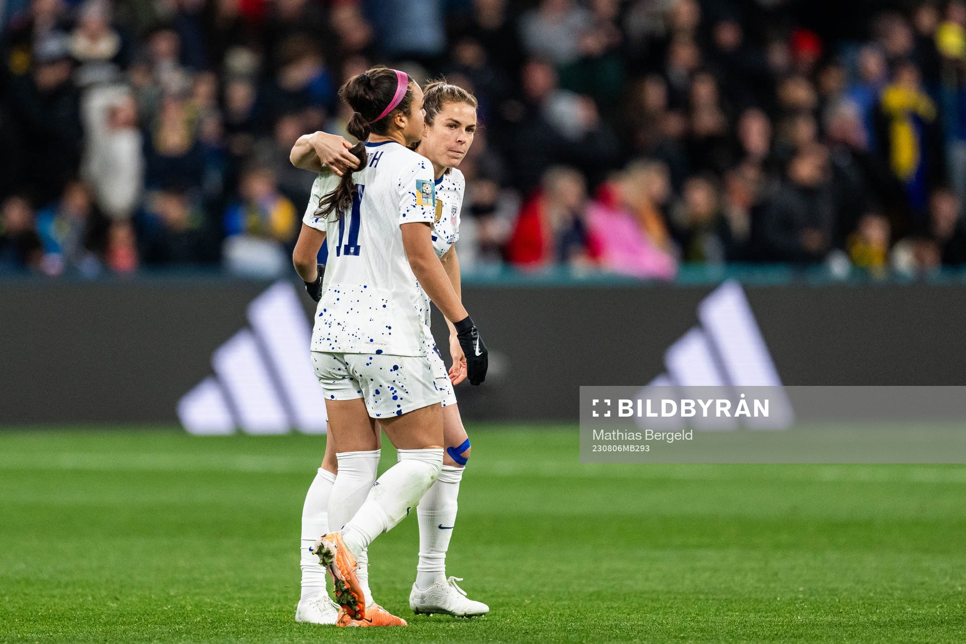 Sophia Smith of USA looks dejected