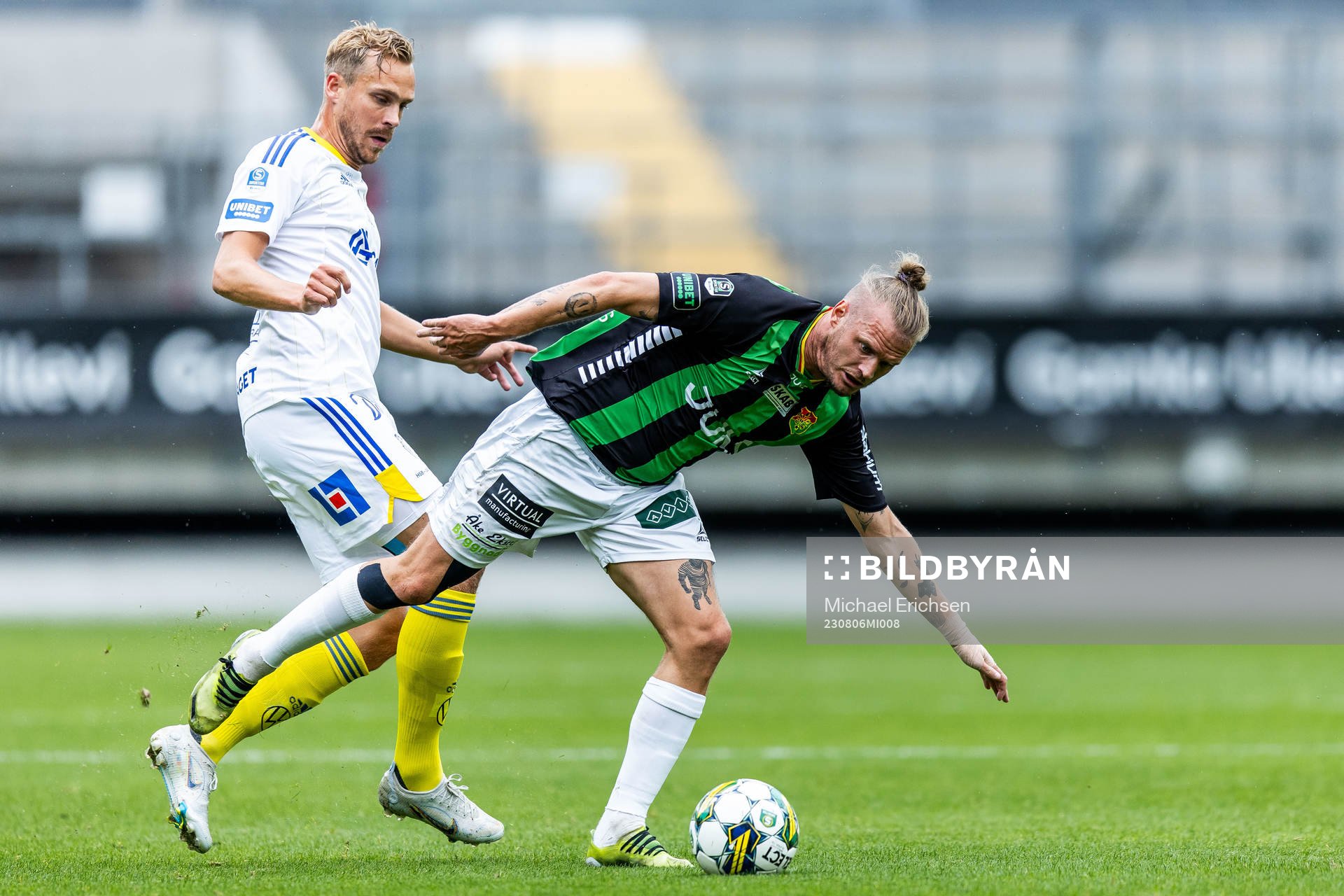 GIF Sundsvalls Pontus Engblom och GAISs Jonas Lindberg