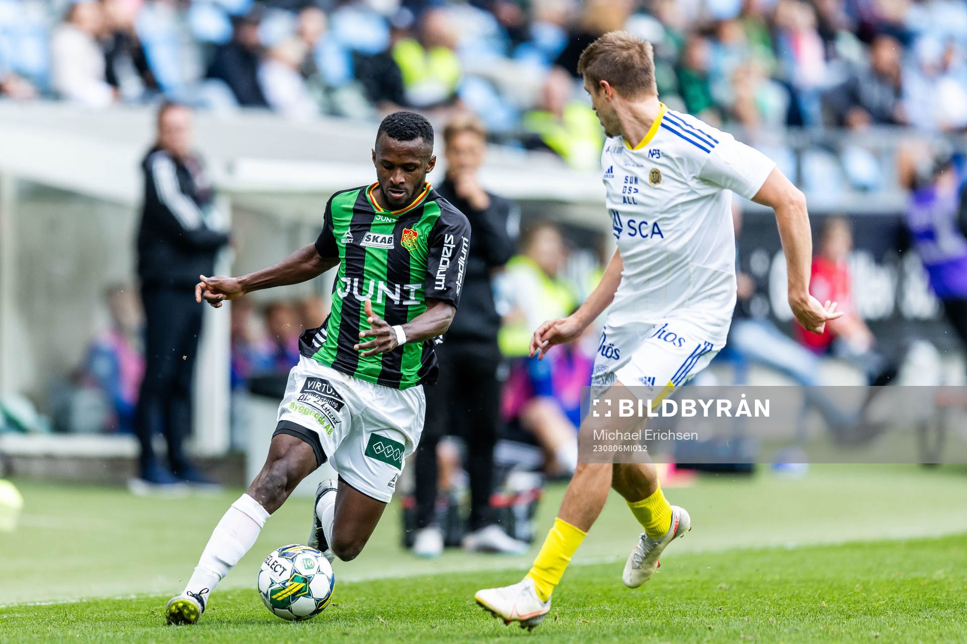 GAISs Richard Emeka Friday och GIF Sundsvalls Rasmus