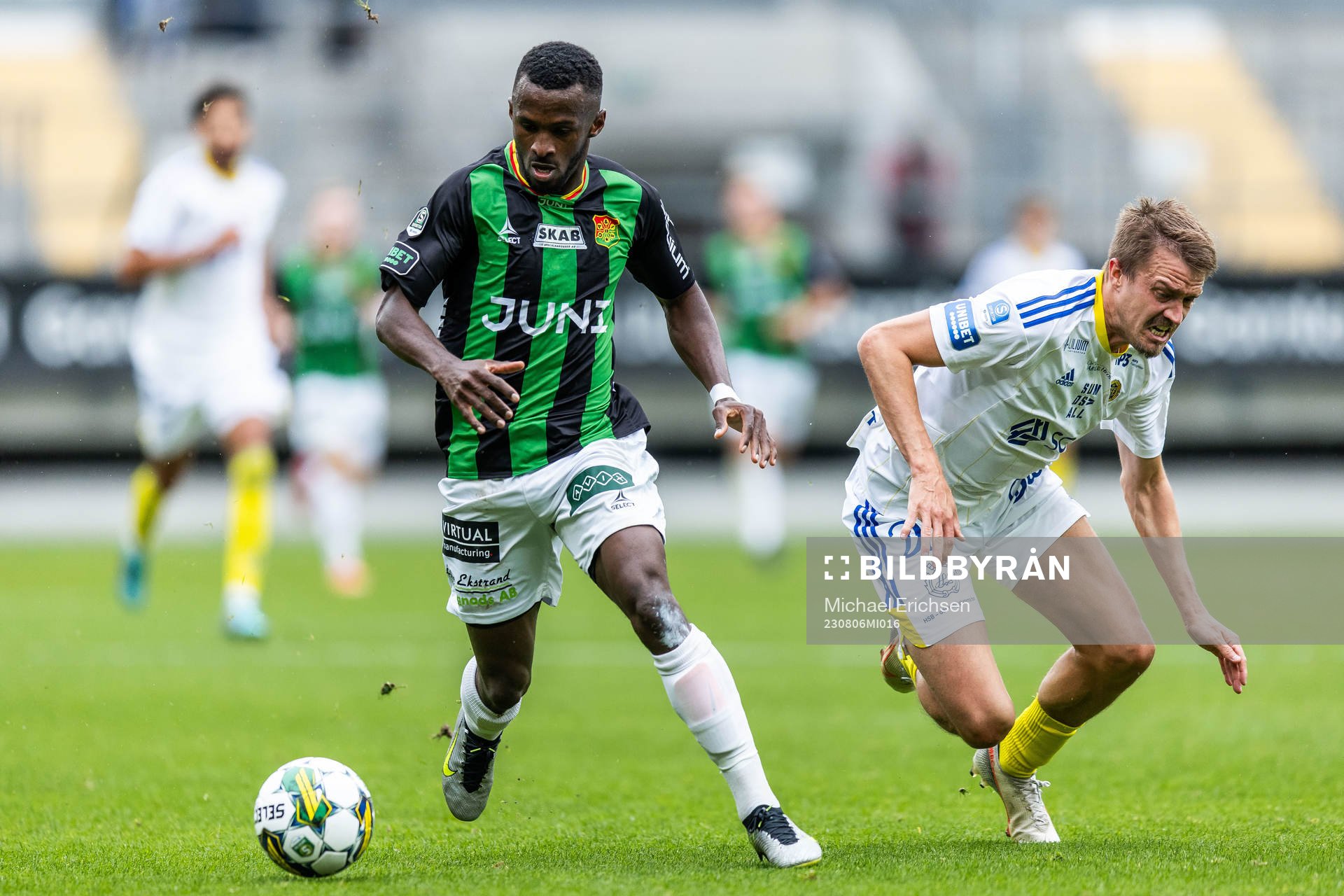 GAISs Richard Emeka Friday och GIF Sundsvalls Rasmus