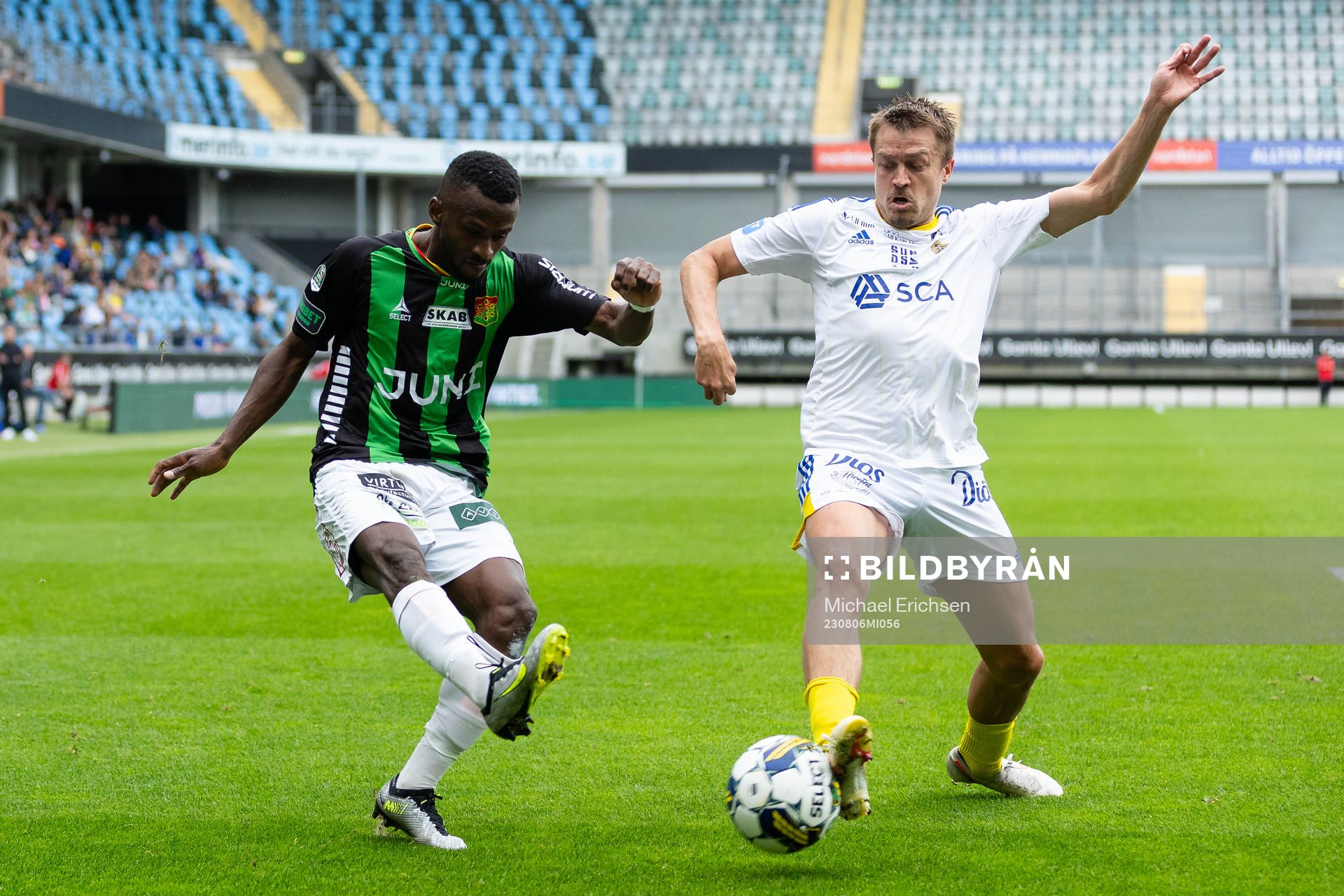GAIS  Richard Emeka Friday och GIF Sundsvalls Rasmus