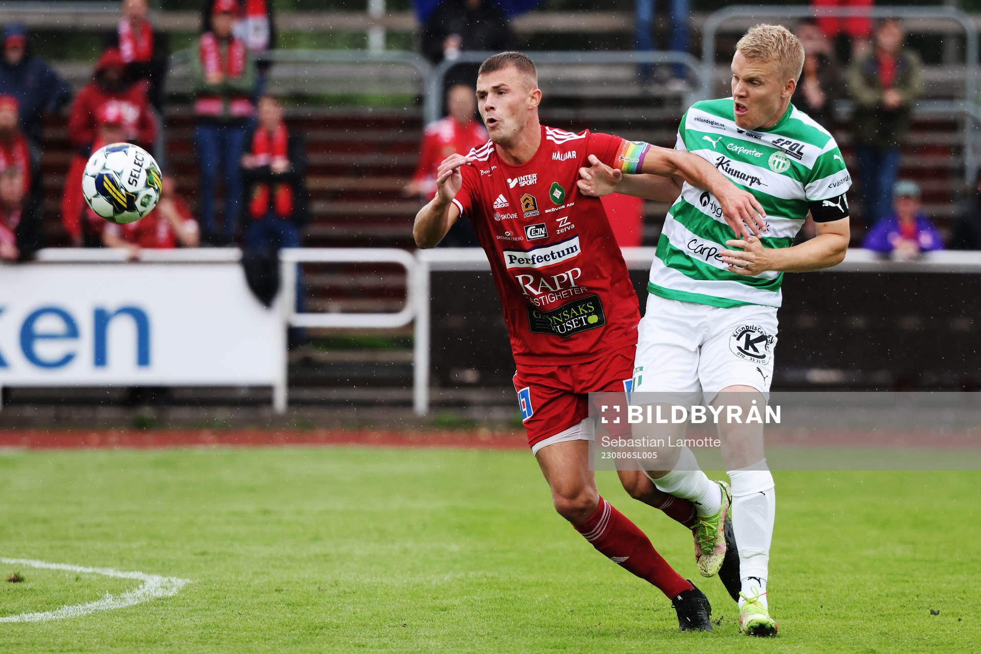 Skövde AIKs Filip Schyberg och Västerås SKs Simon