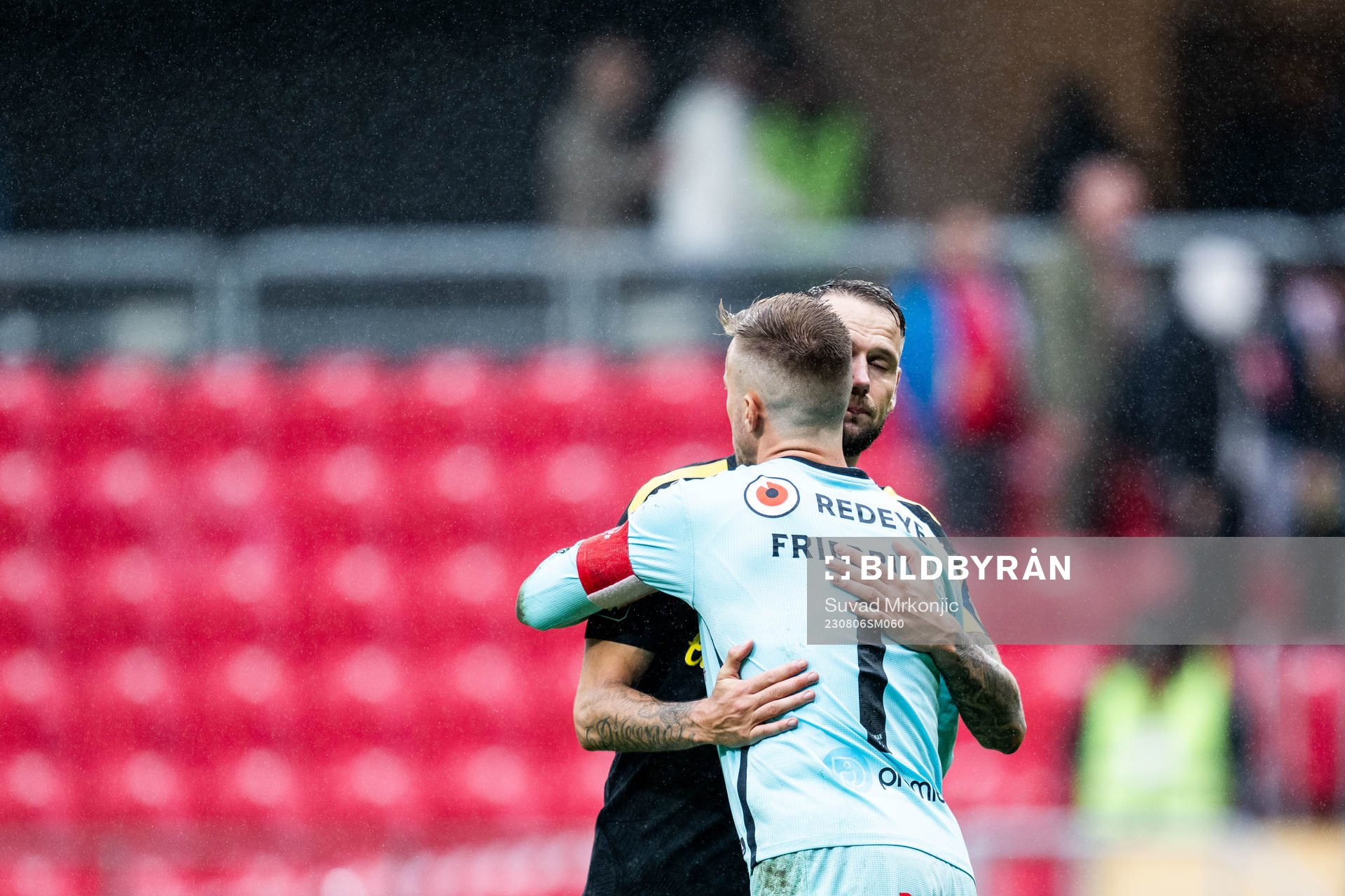 AIKs Alexander Milosevic och Kalmars målvakt Ricardo