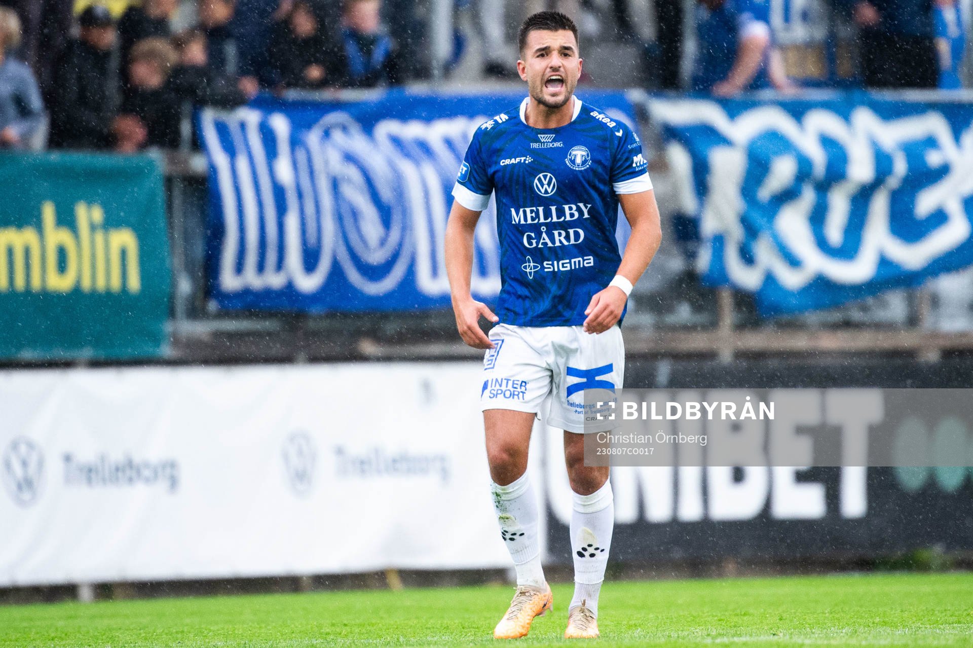 Trelleborgs Haris Brkic jublar
