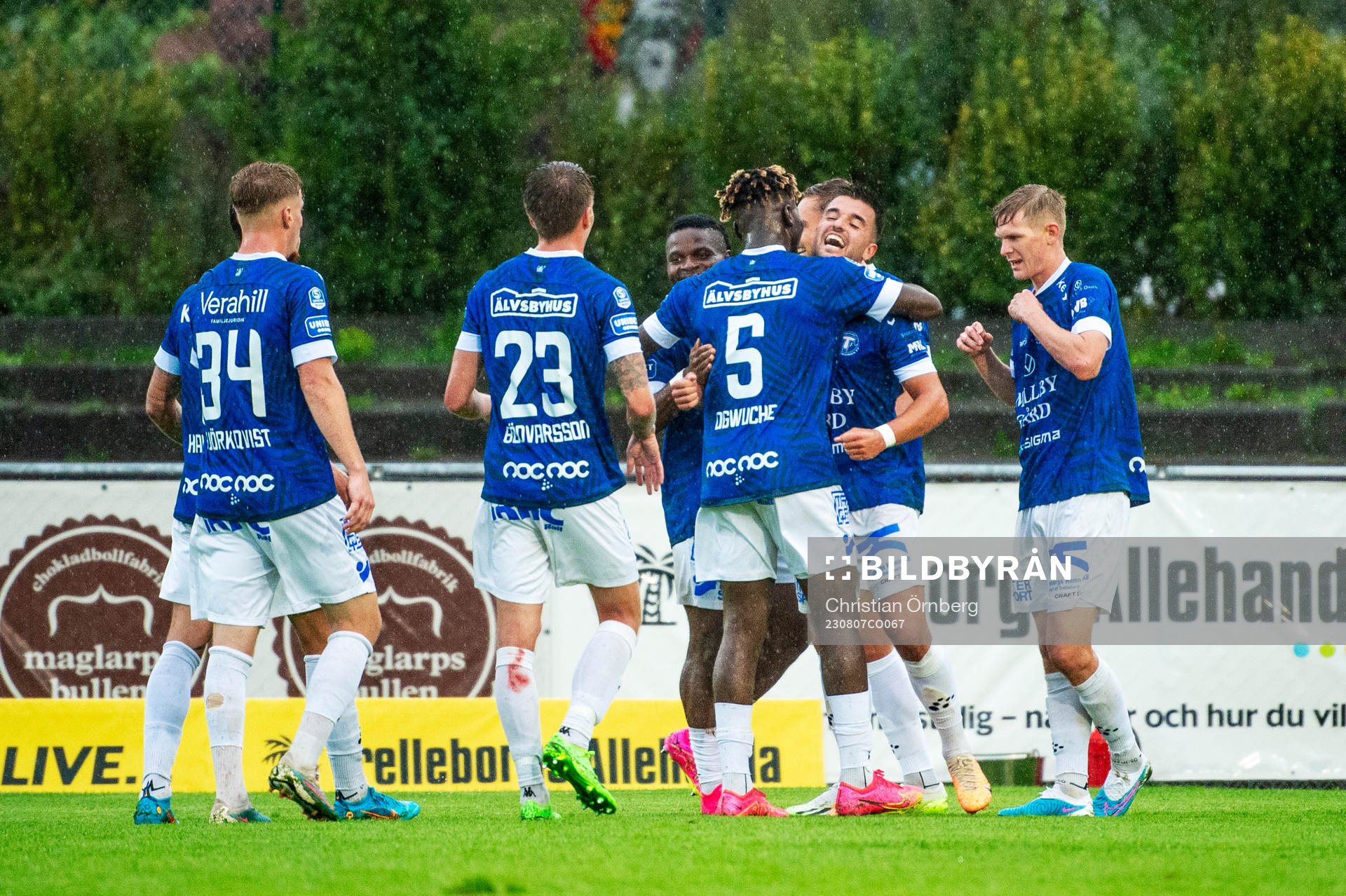 Trelleborgs Haris Brkic jublar