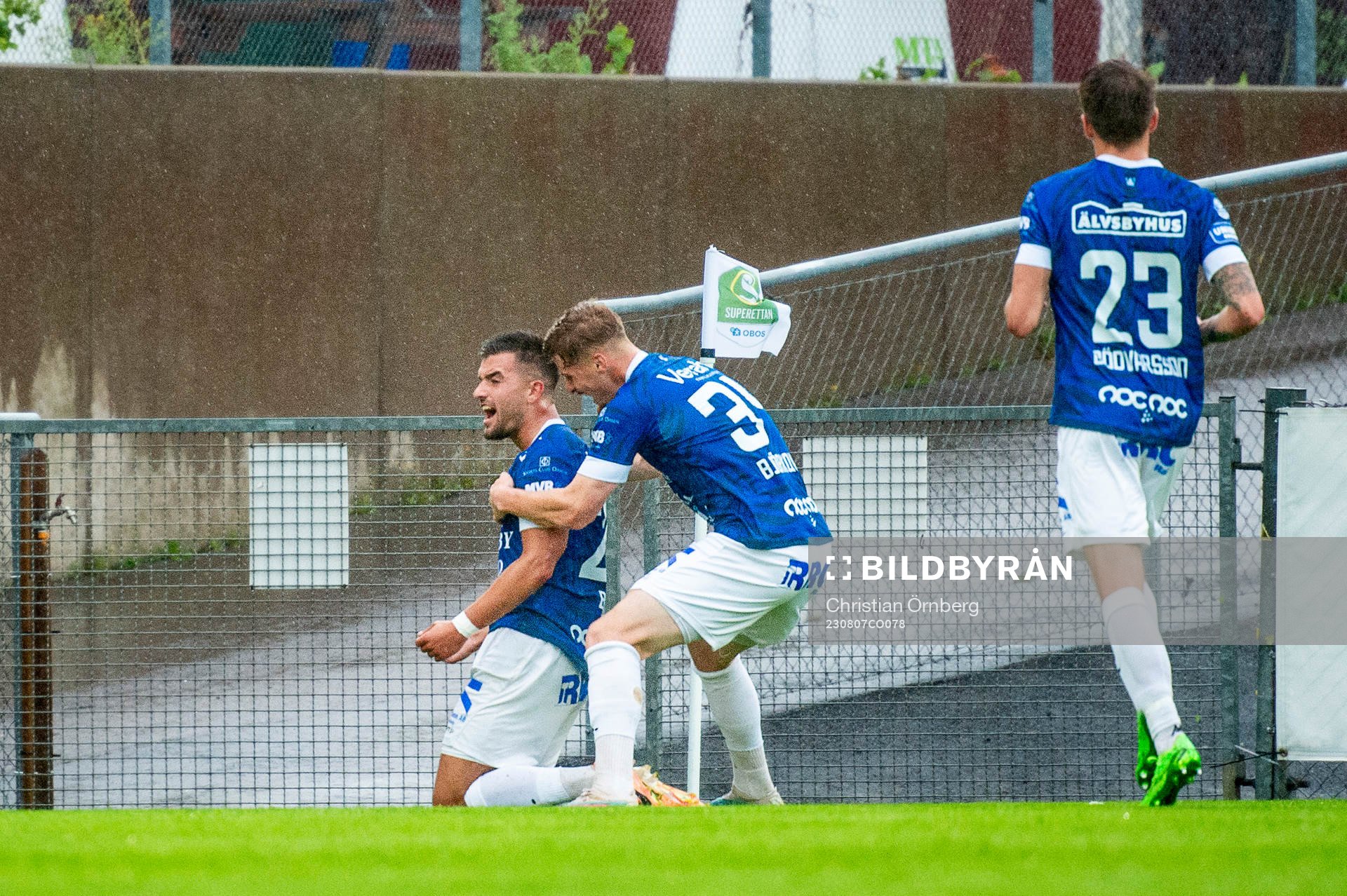 Trelleborgs Haris Brkic jublar